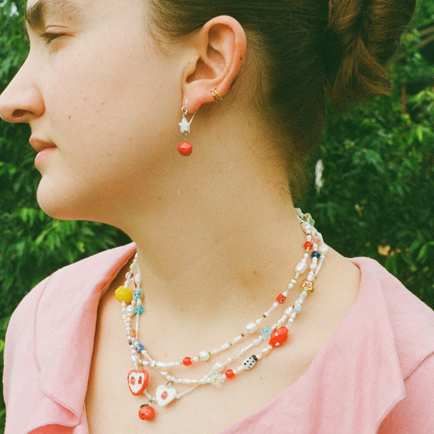 Apple Star Earrings