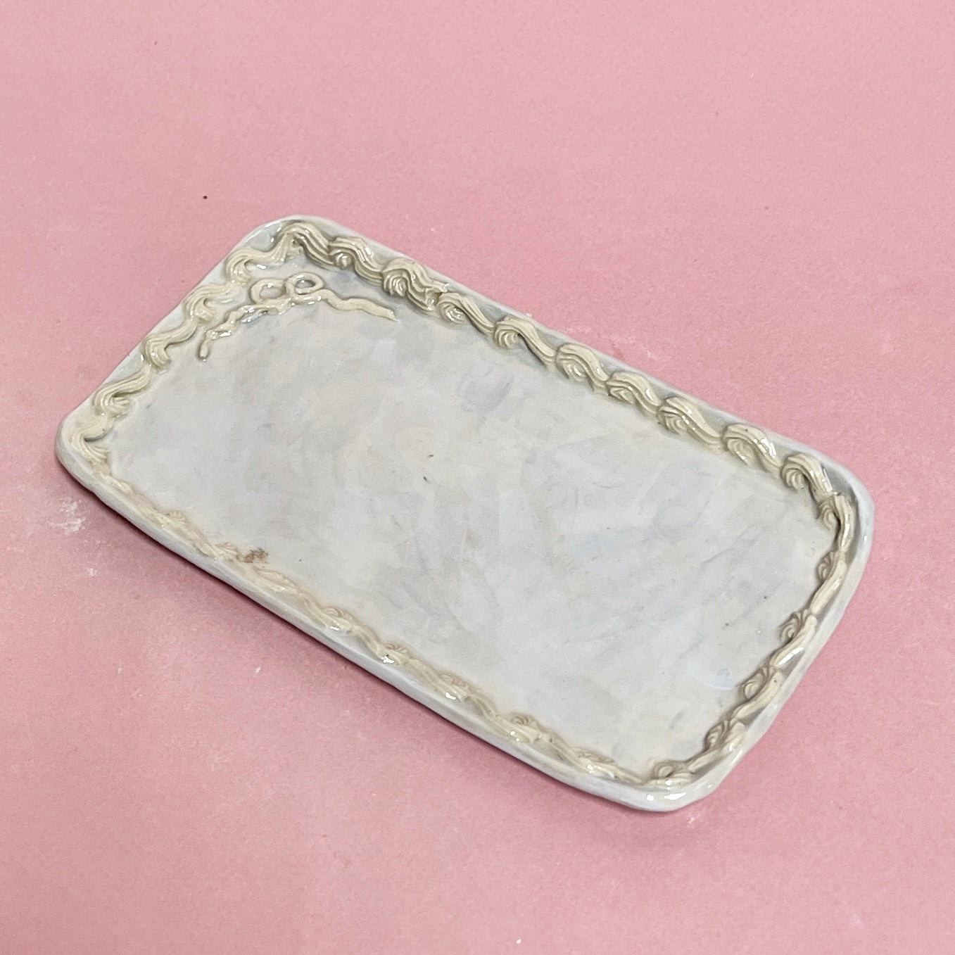 Baby Blue Icing Platter