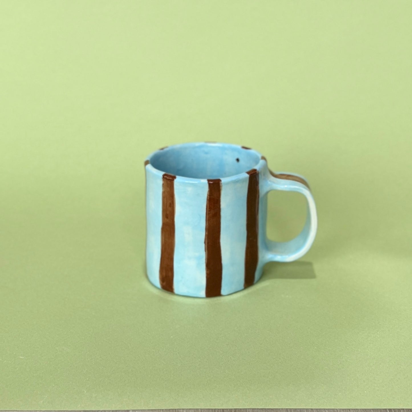 Brown and Blue Puppy Mug