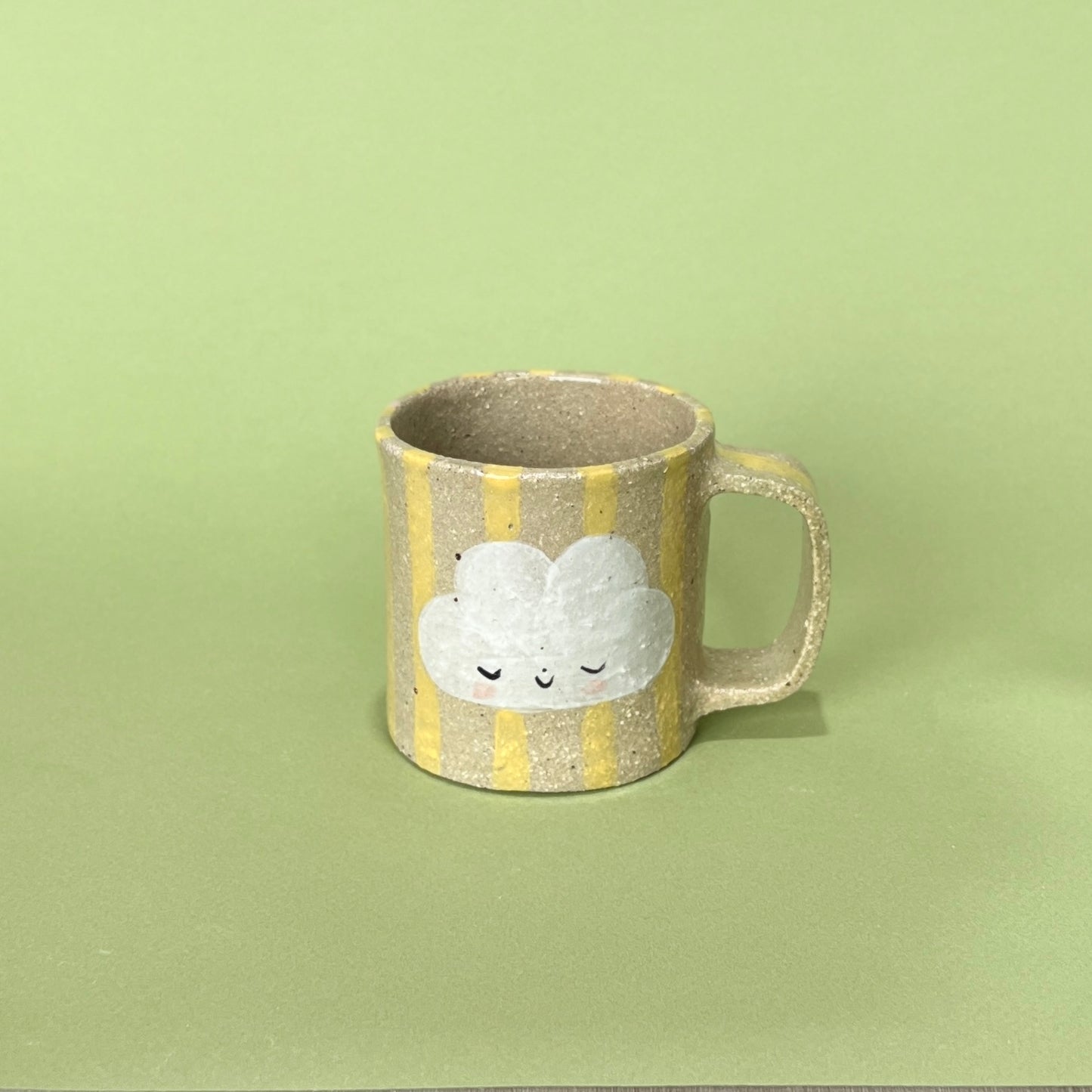 Speckle Yellow Cloud Mug