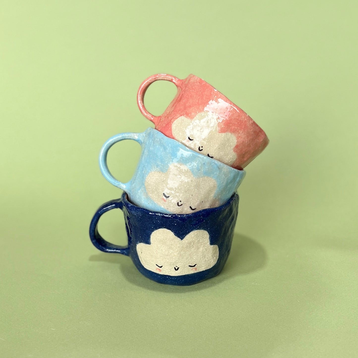Colourful Cloud Mugs