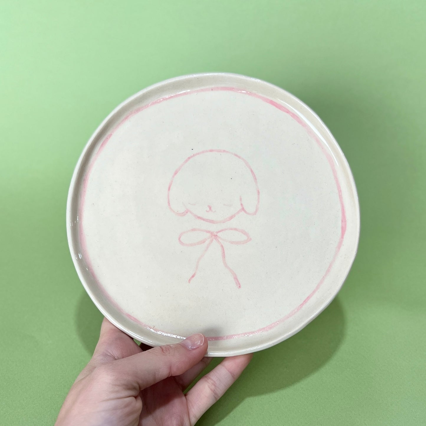 Romantic Puppy Plate