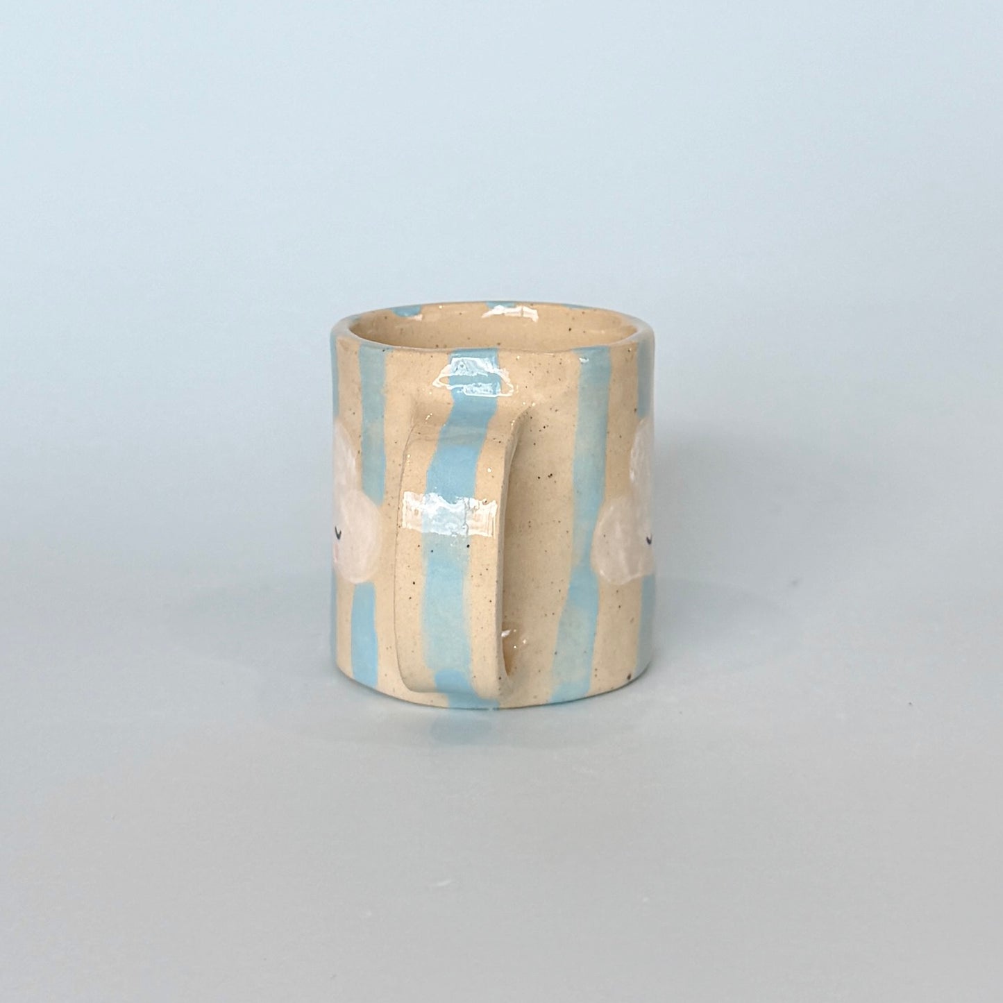 Blue Stripe Cloudy Mug