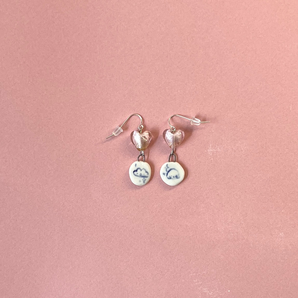 Puppy and Cloud Earrings
