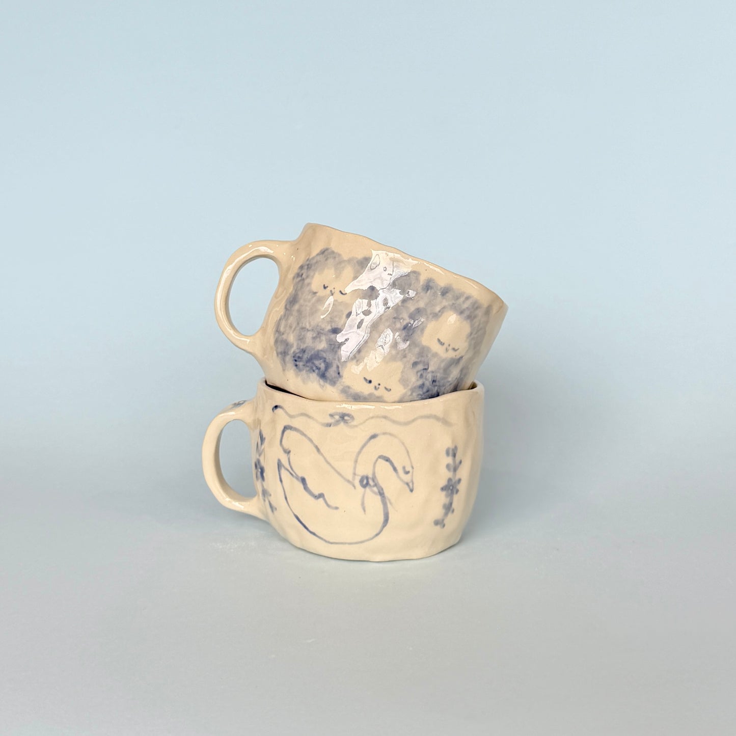 Swans in Love Mugs