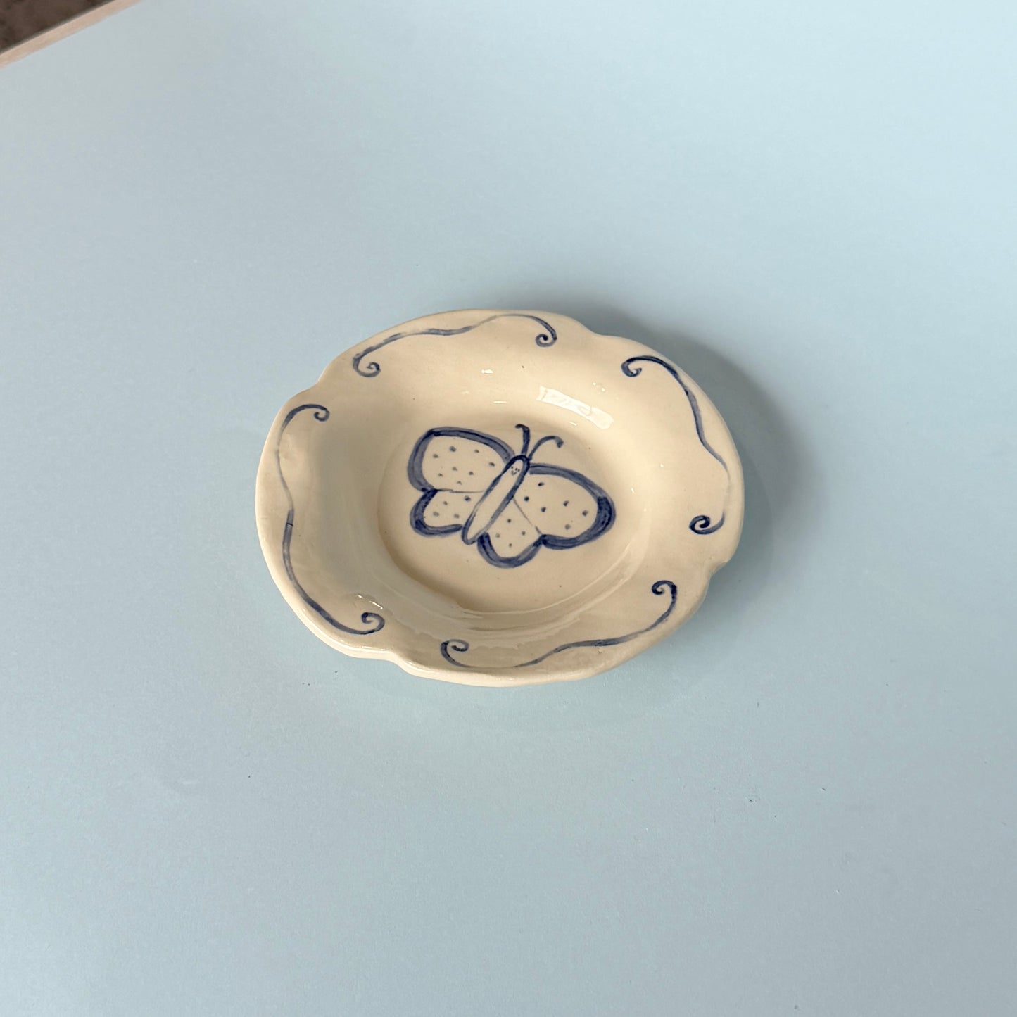Whimsical Butterfly Saucer