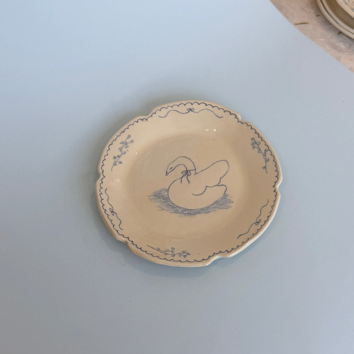 Romantic Swan Plate