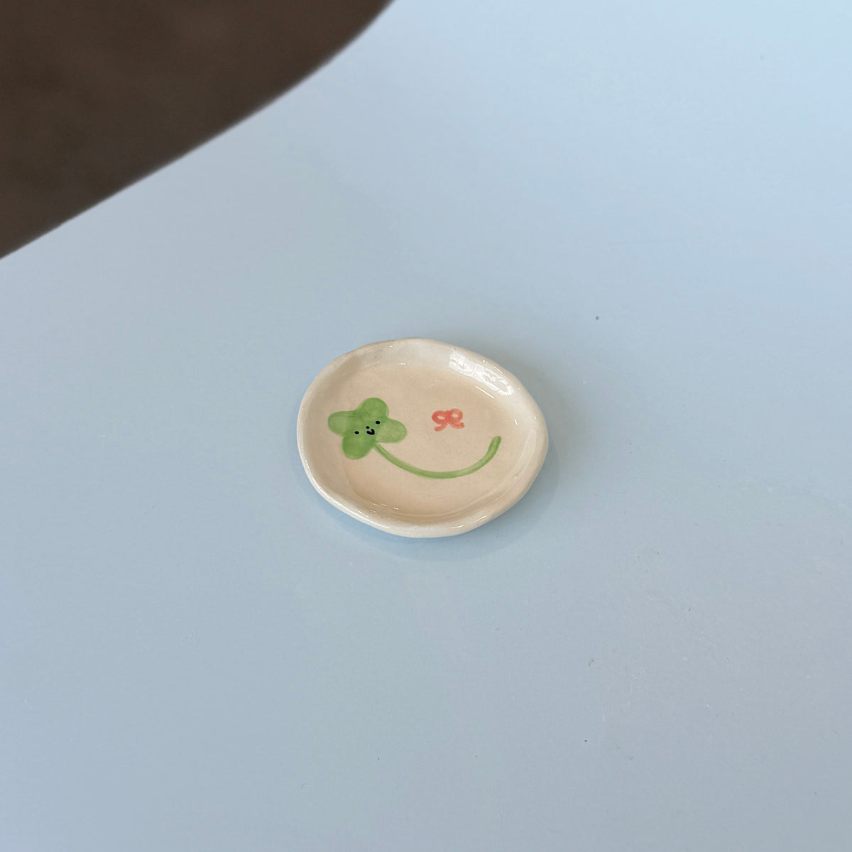 Clover and Bow Trinket Dish