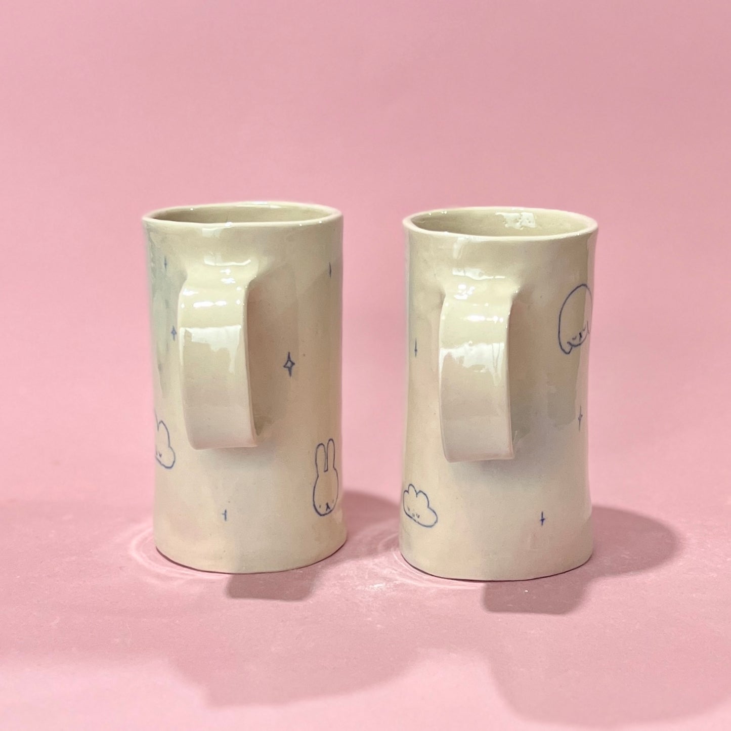Bubblegum Tall Mugs