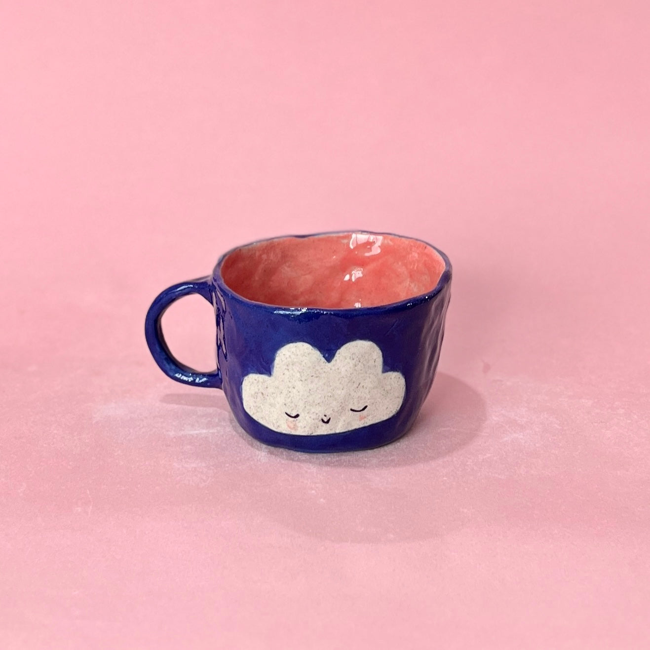 Speckle Navy Cloud Mug