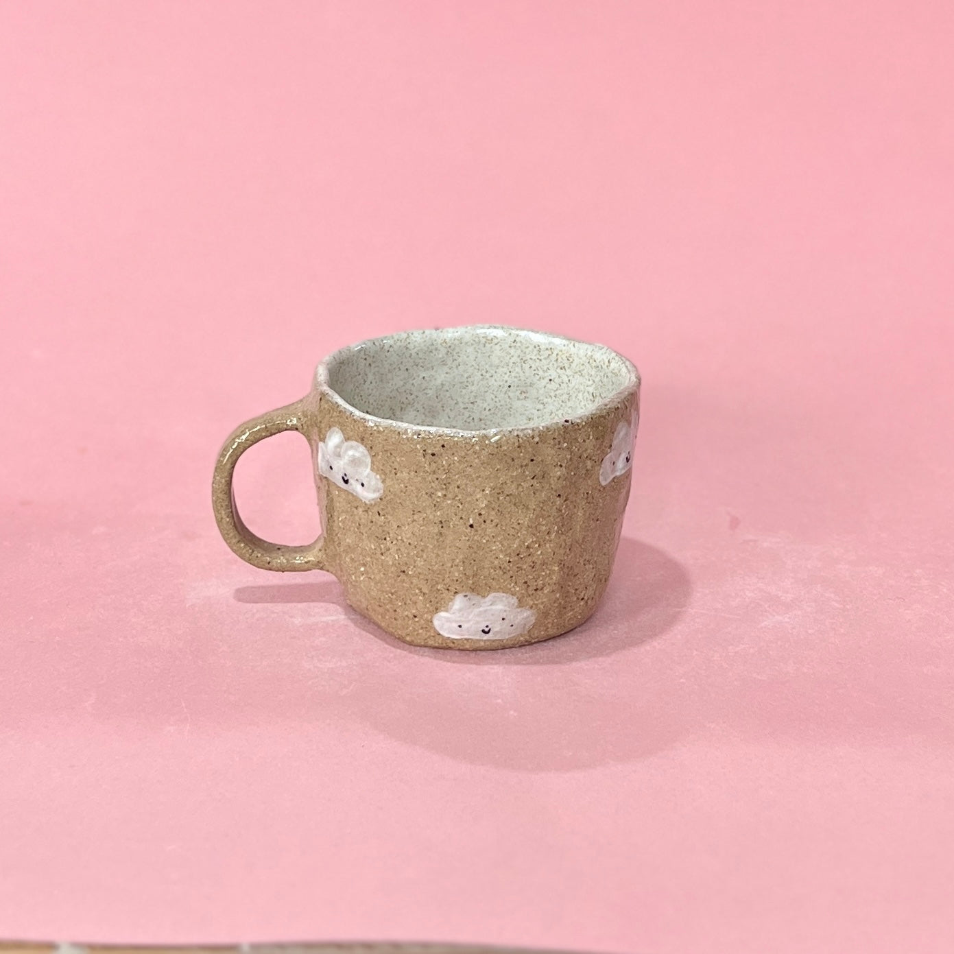 White Speckle Cloud Mug