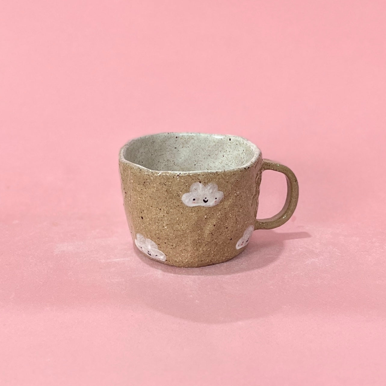 White Speckle Cloud Mug