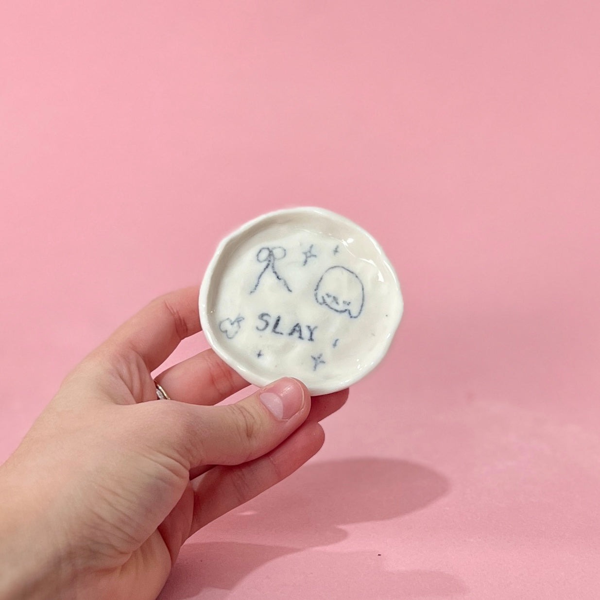 'Slay' Scribble Trinket Dish