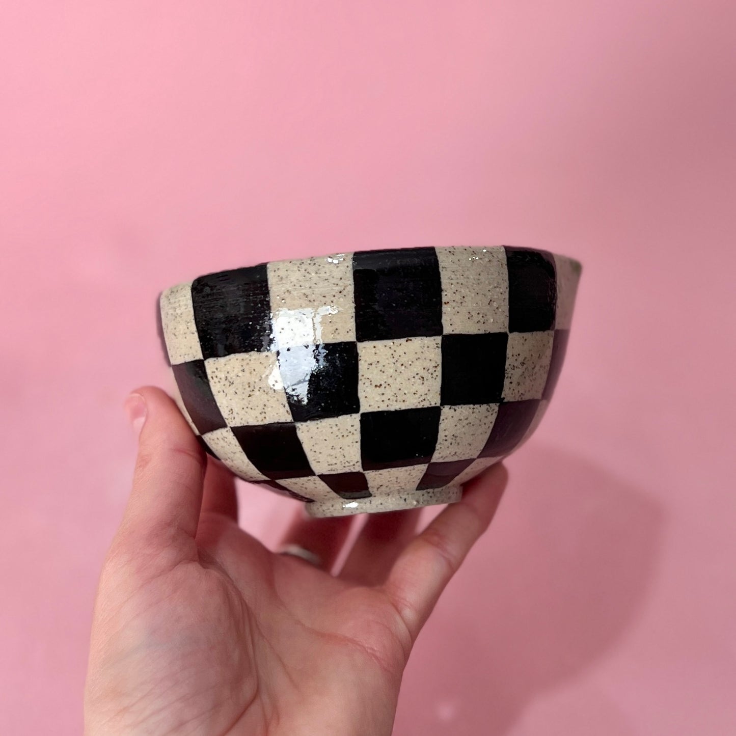 Black Checkerboard Matcha Set