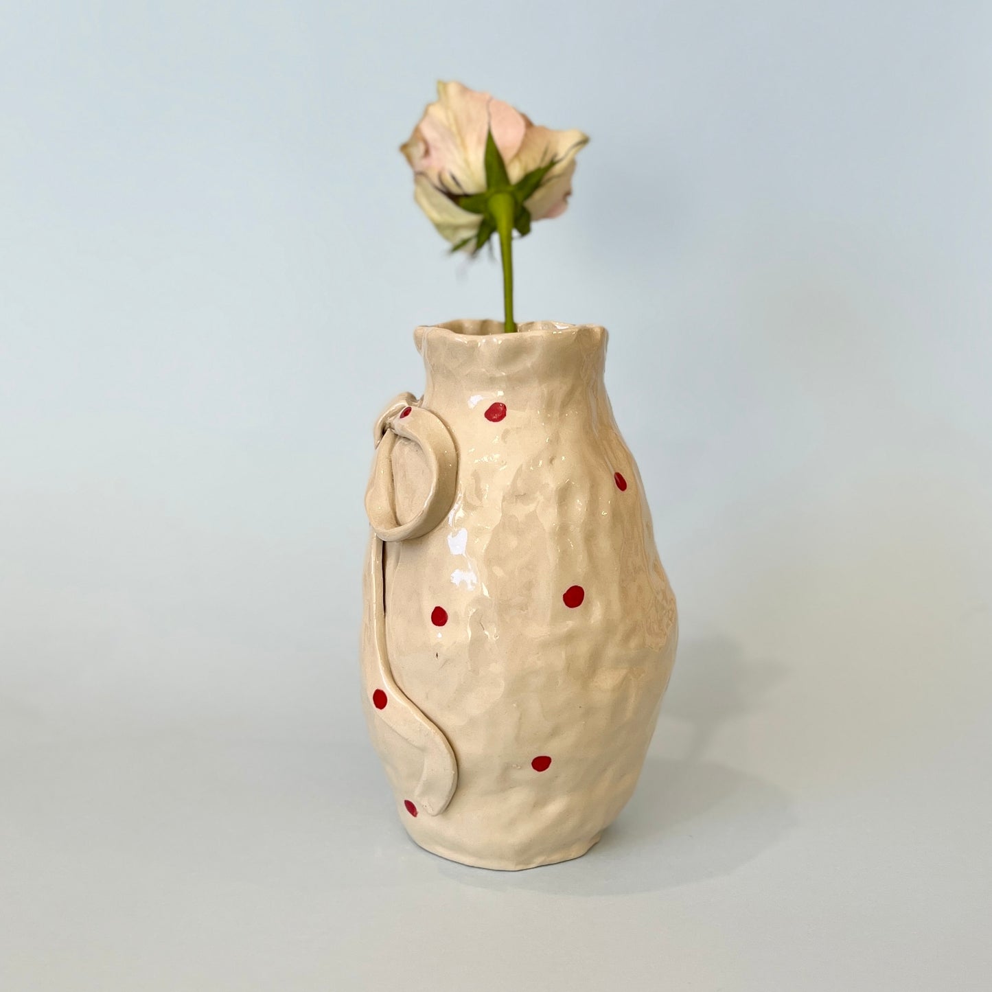 Romantic Bow Spotty Vase