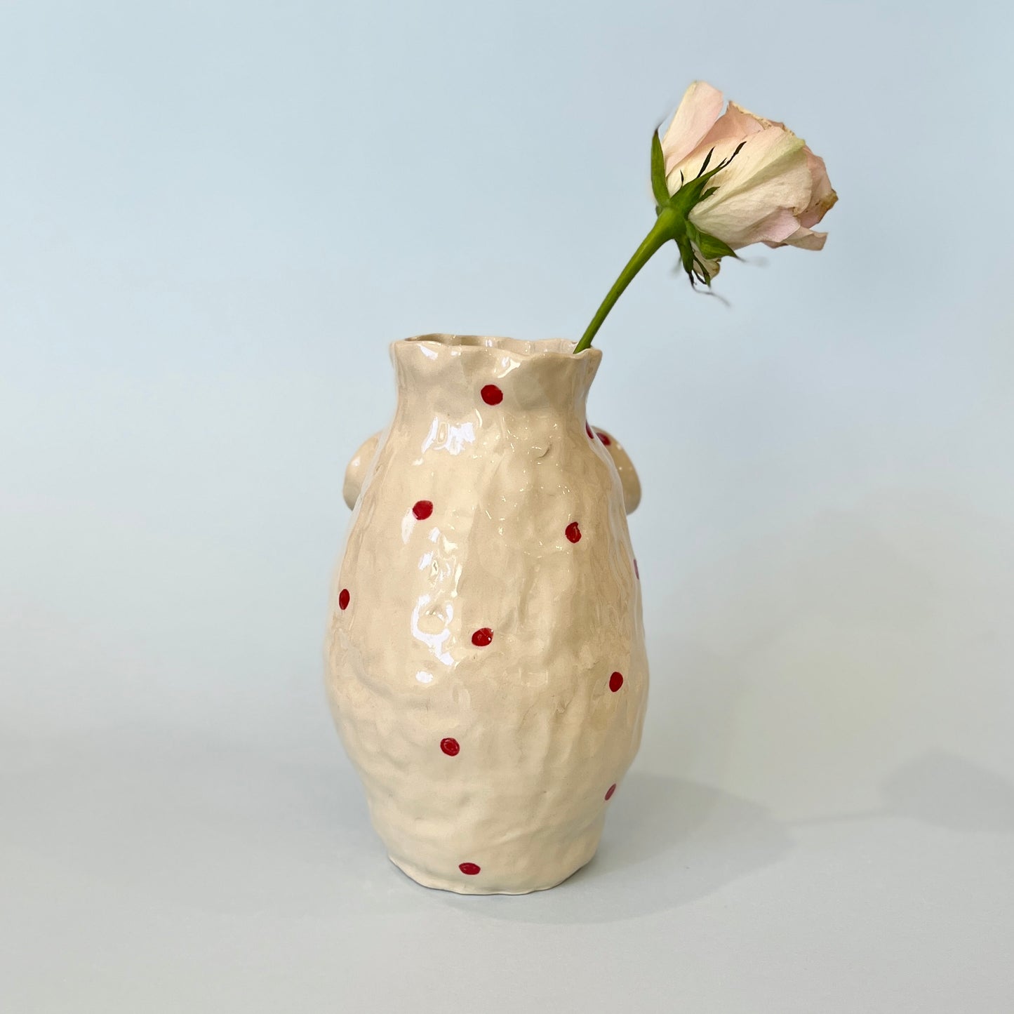 Romantic Bow Spotty Vase