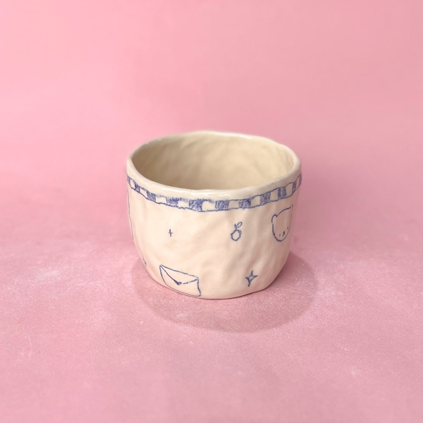Checkerboard Scribble Mug