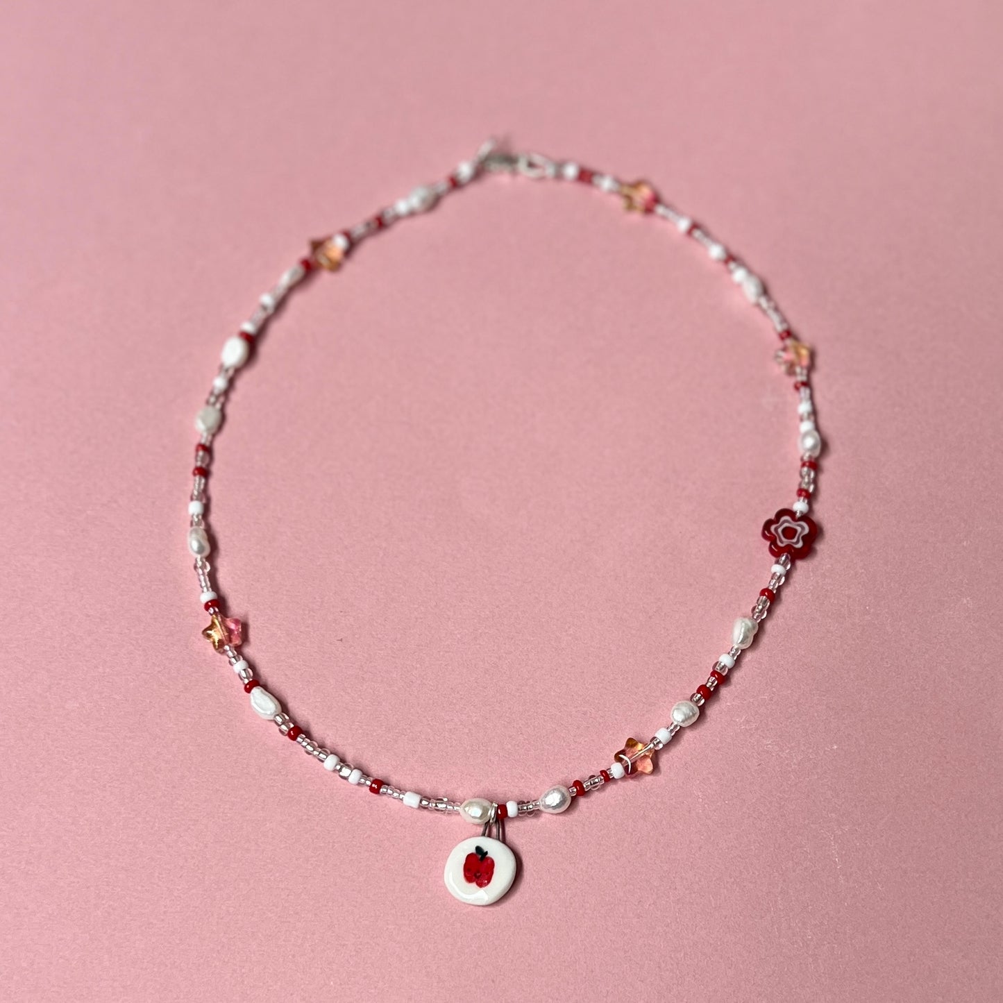 Crunchy Apple Necklace
