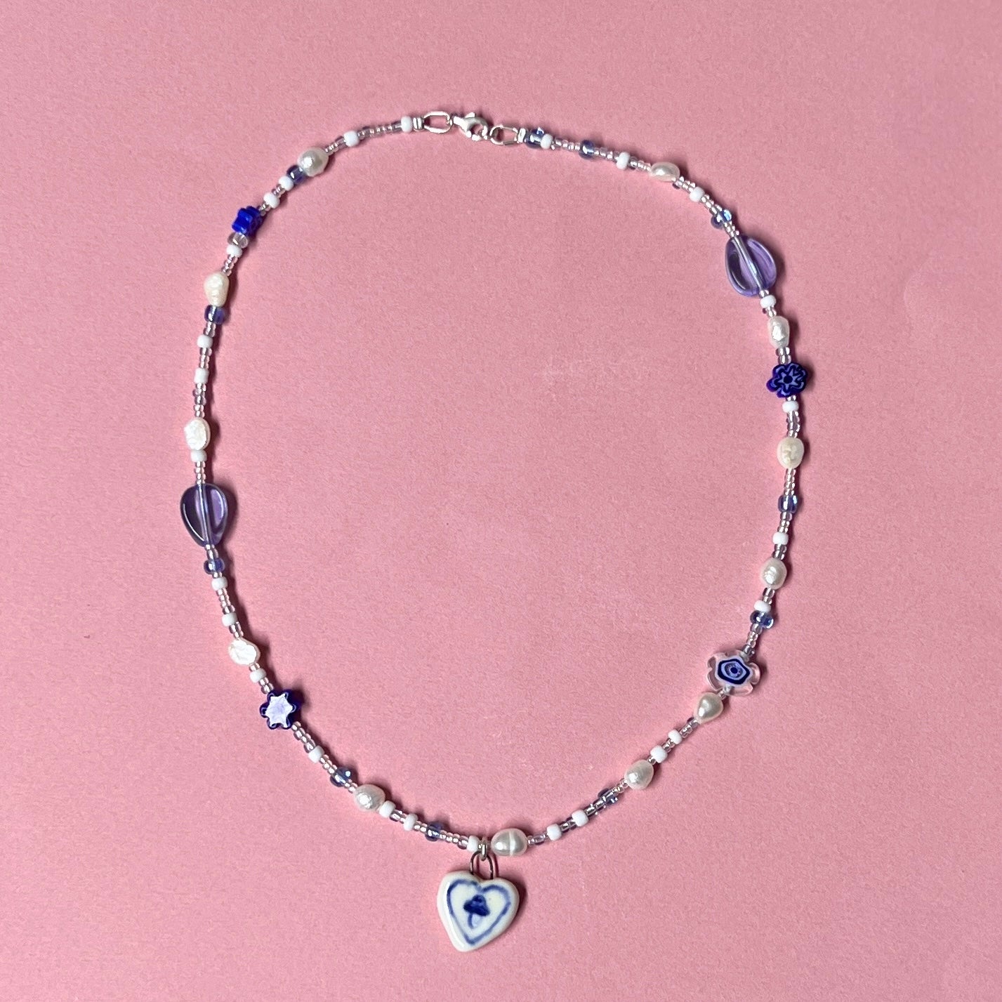 Heart Mushroom Necklace