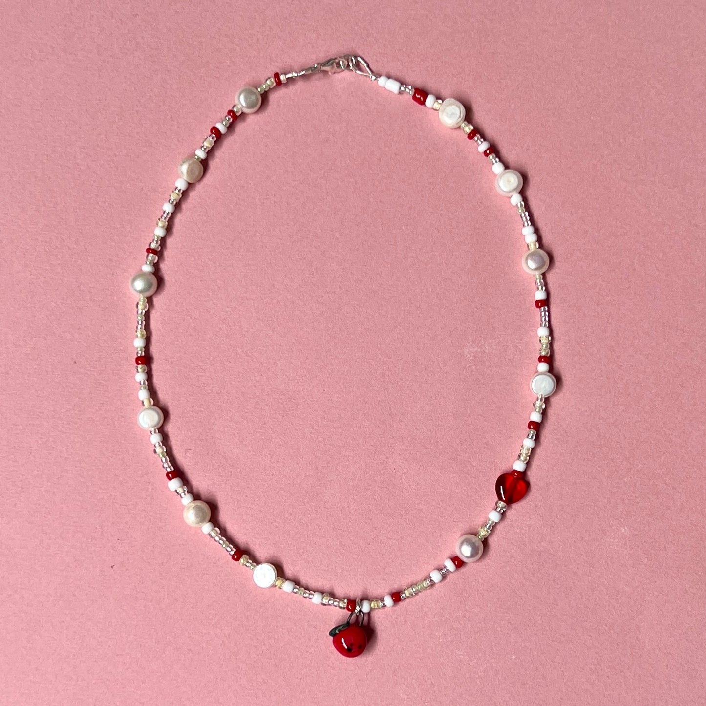 Tiny Apple Necklace