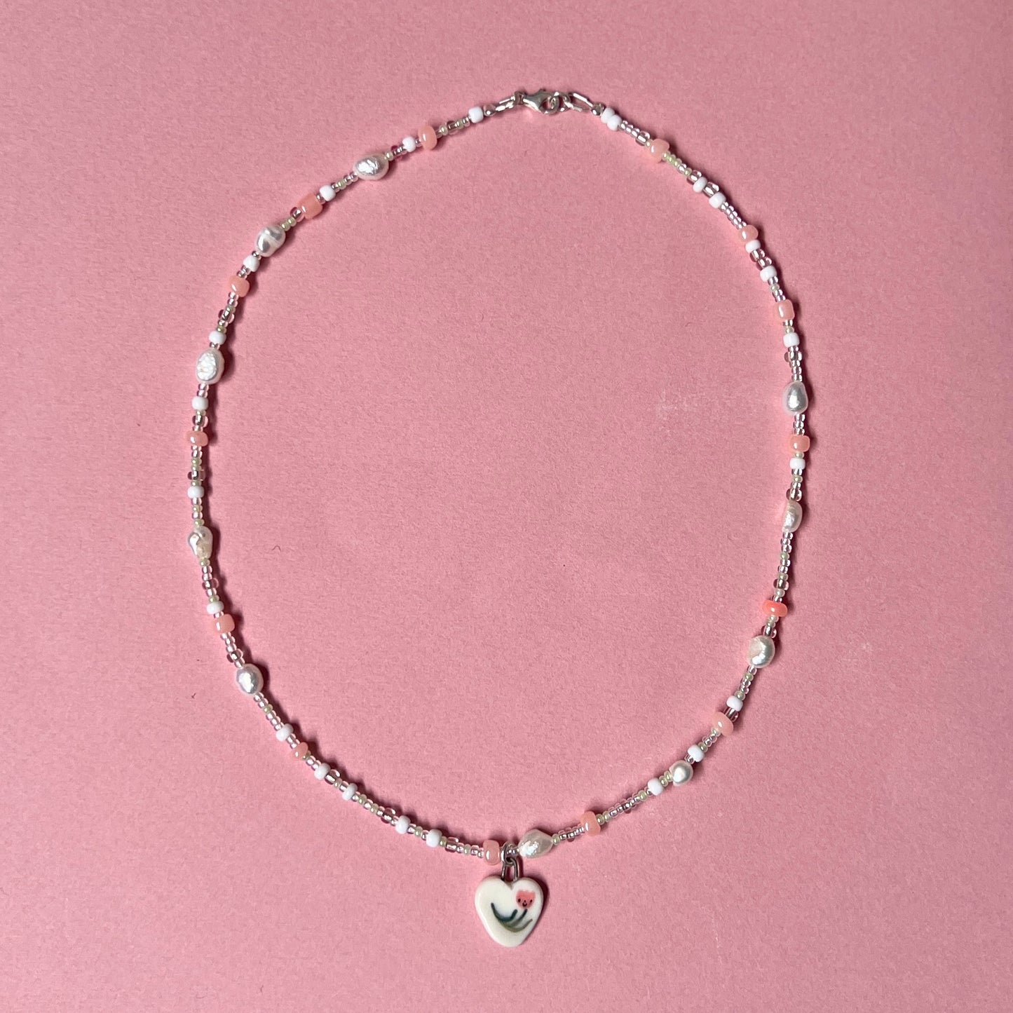 Tulip Heart Necklace