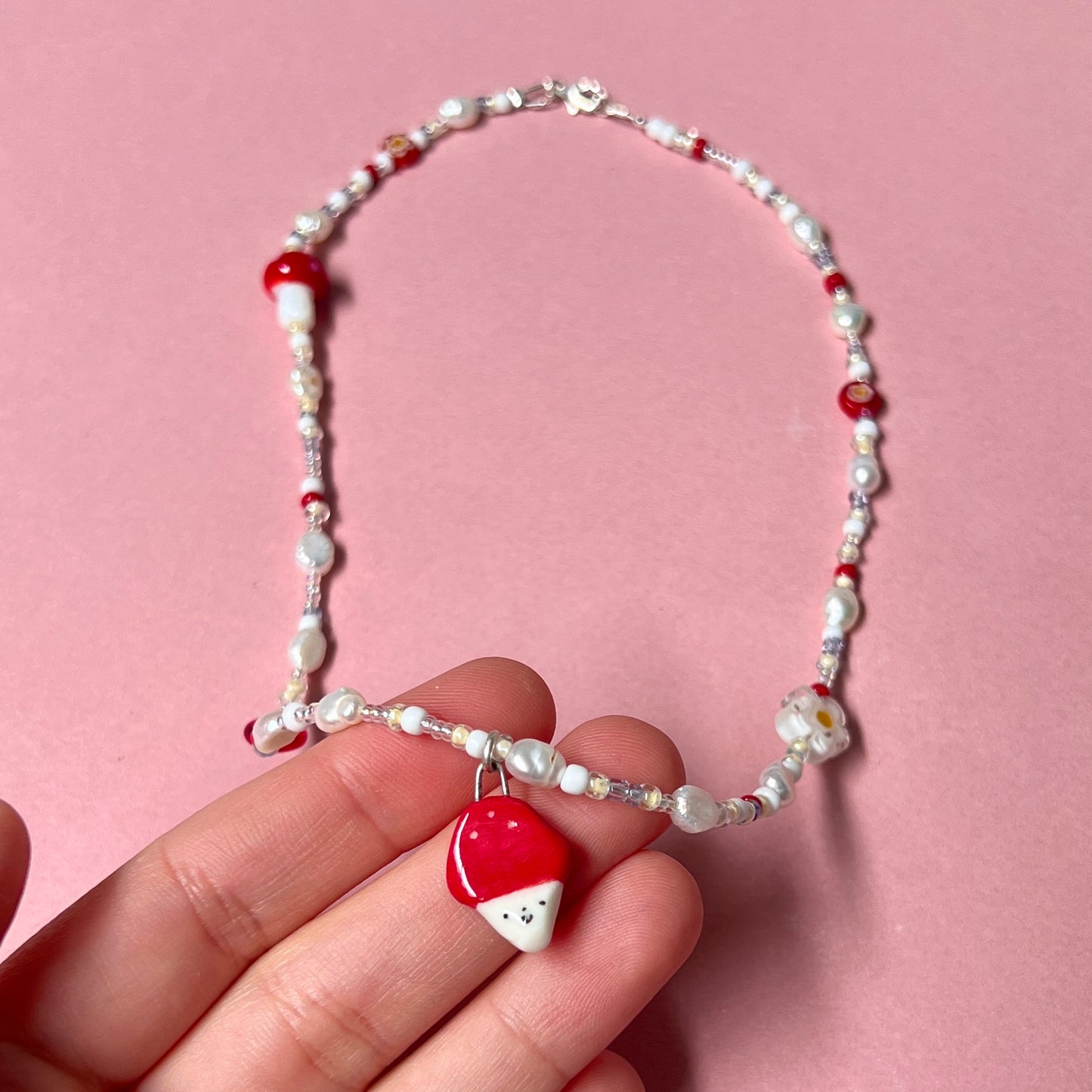 Mushroom Necklace