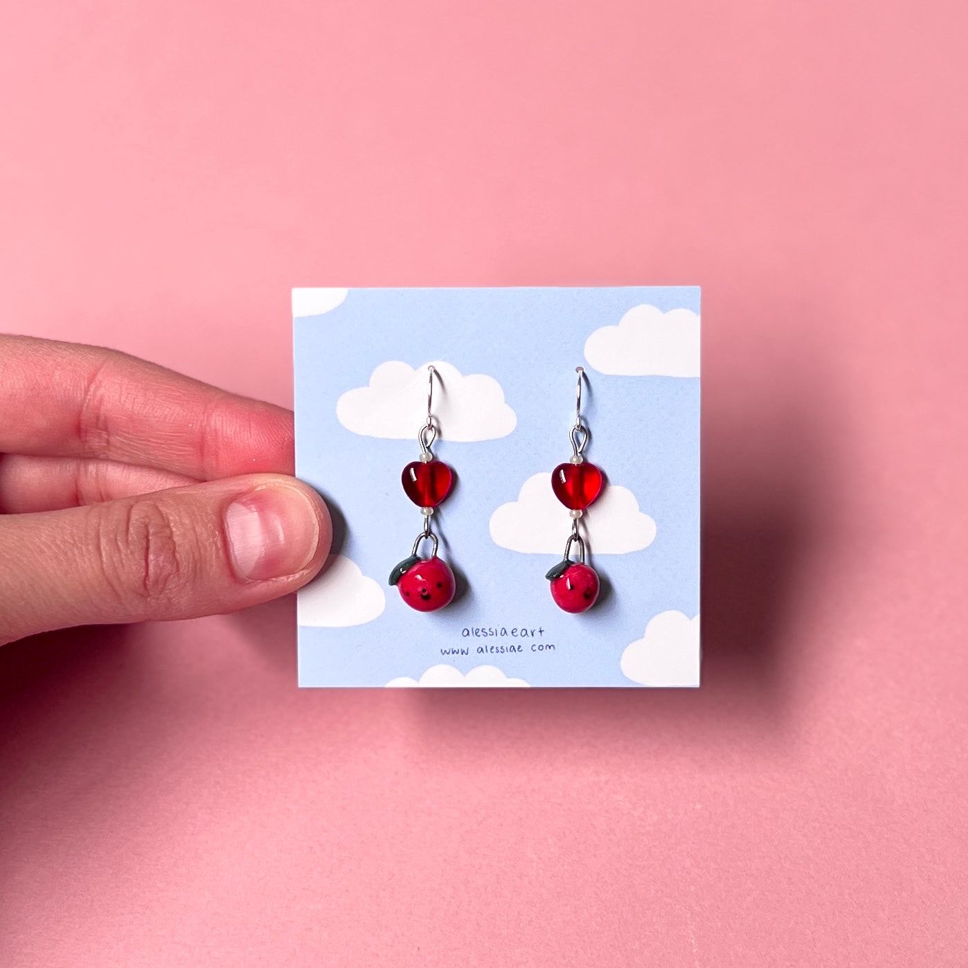 Crunchy Apple Earrings