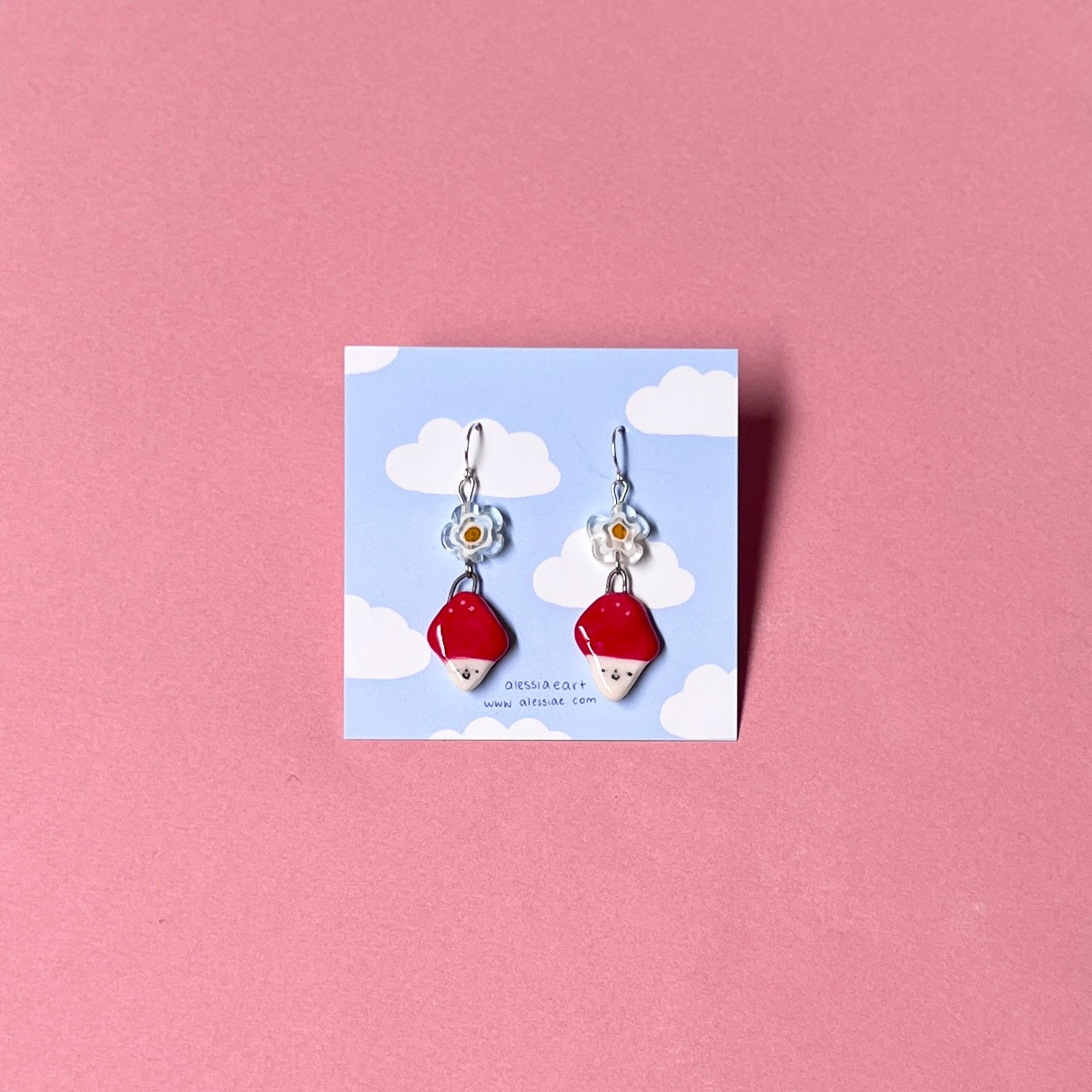 Mushroom Earrings