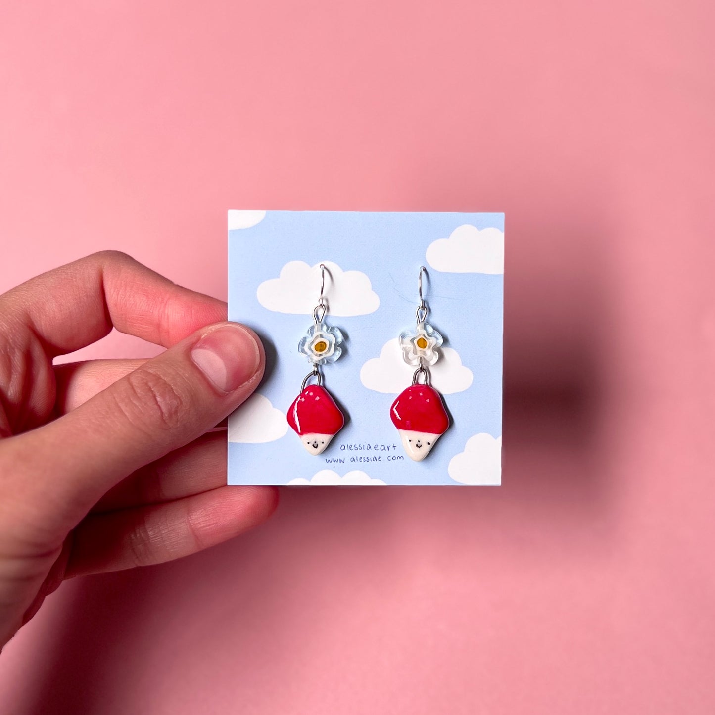 Mushroom Earrings