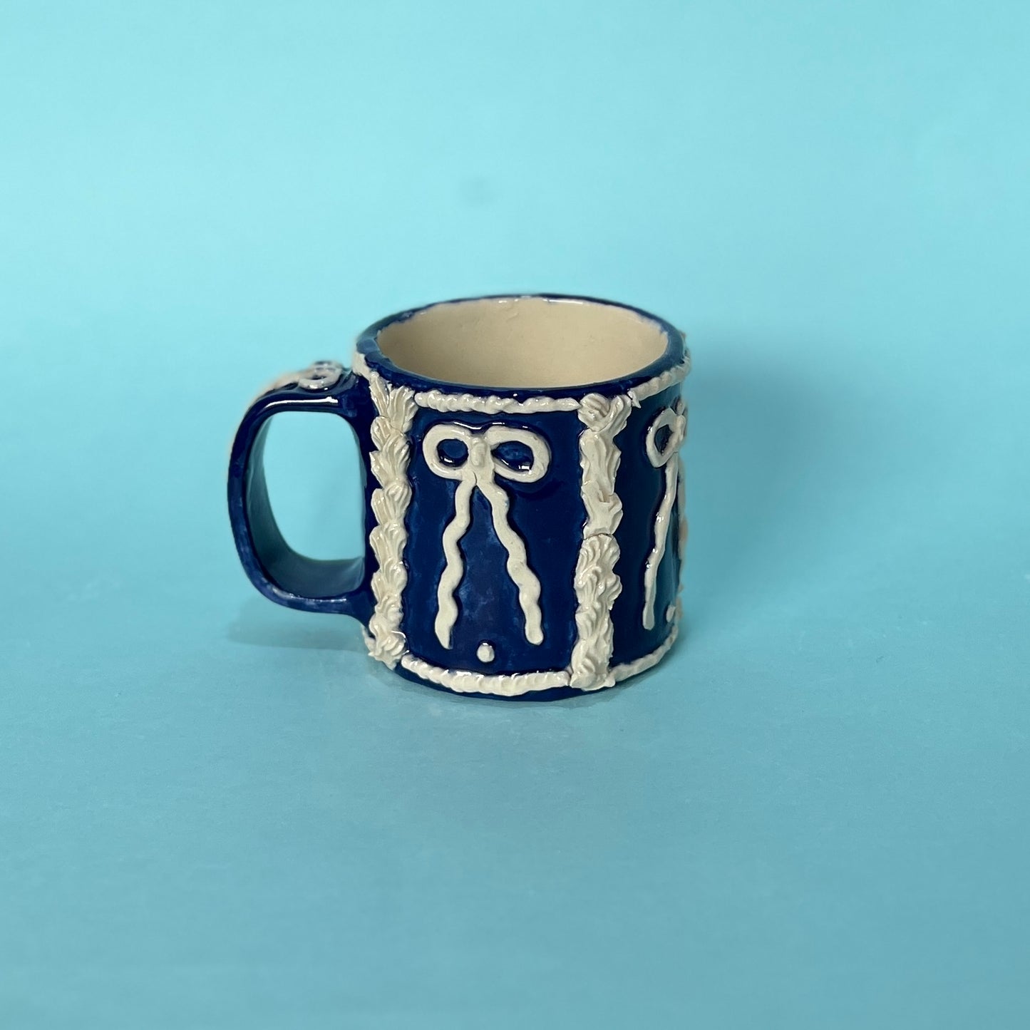 Navy Royal Icing Mug