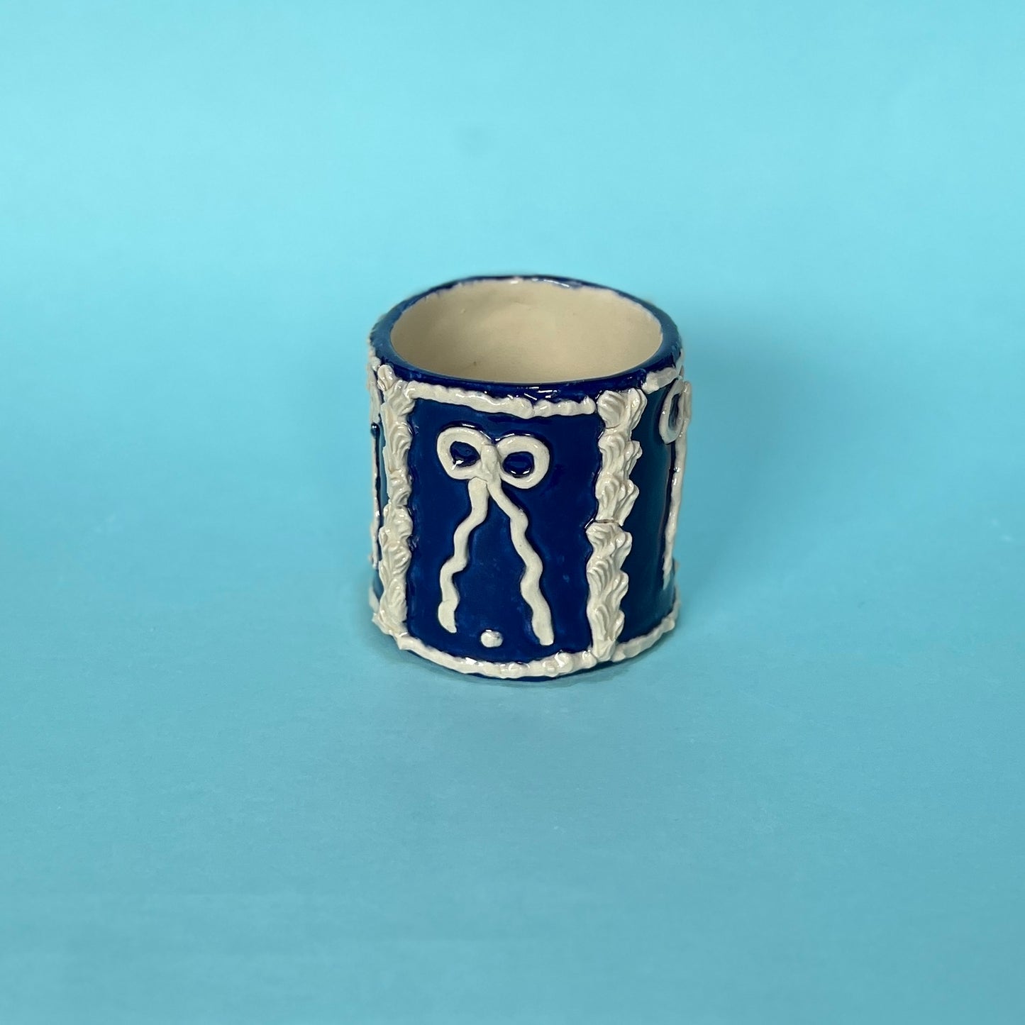 Navy Royal Icing Mug