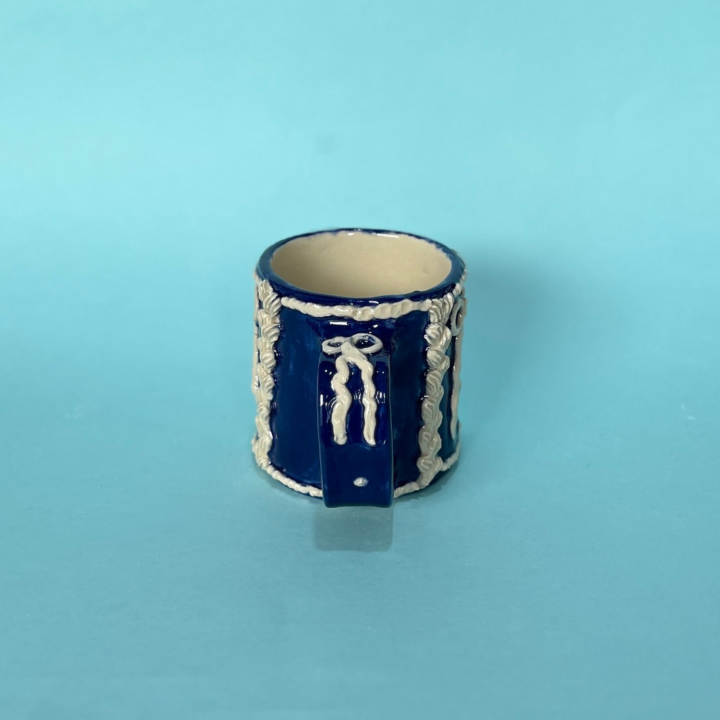 Navy Royal Icing Mug