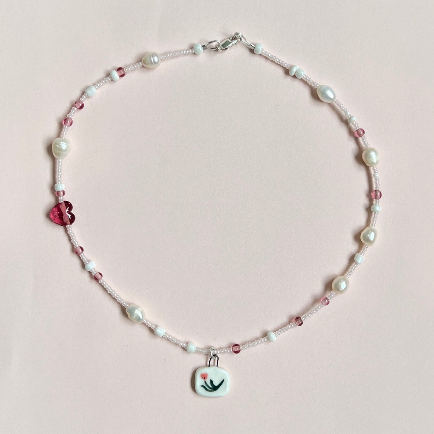 Tulip Tile Necklace