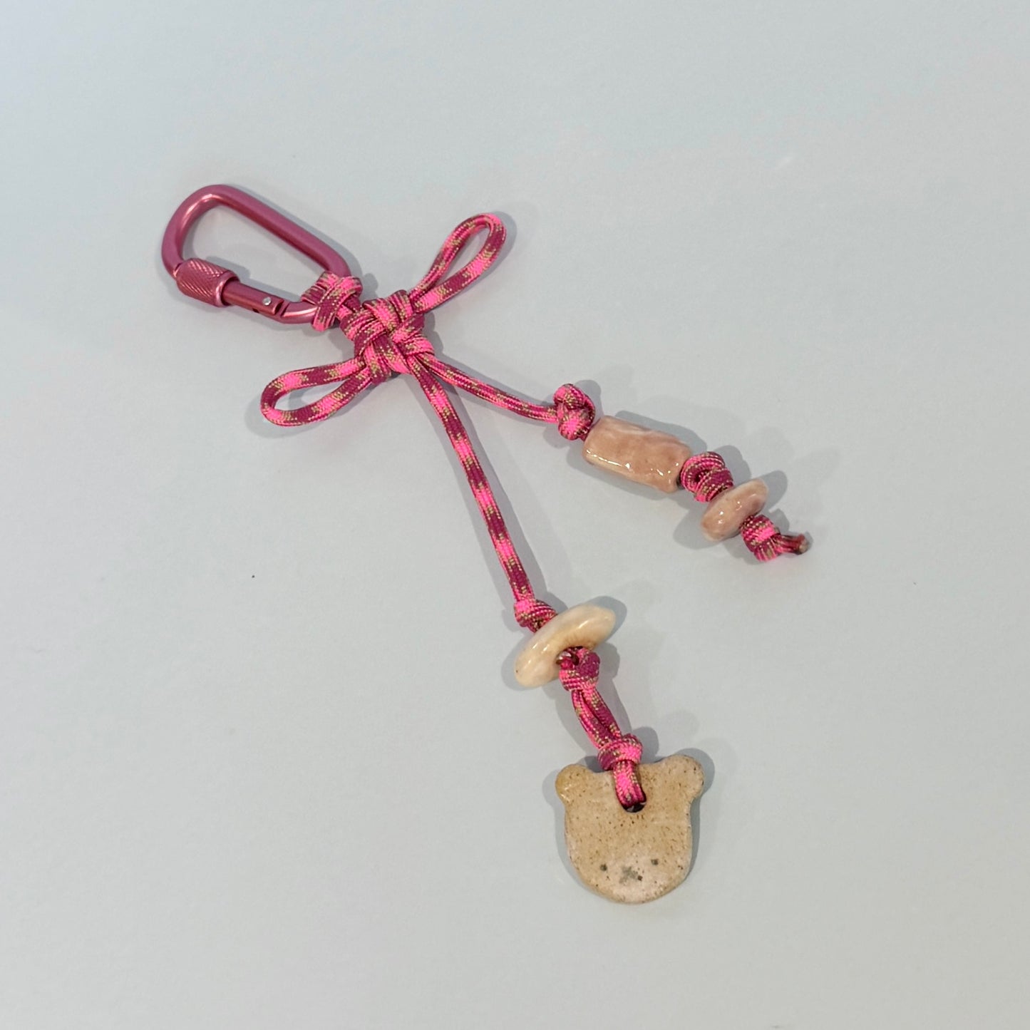 Bear Pink Keychain