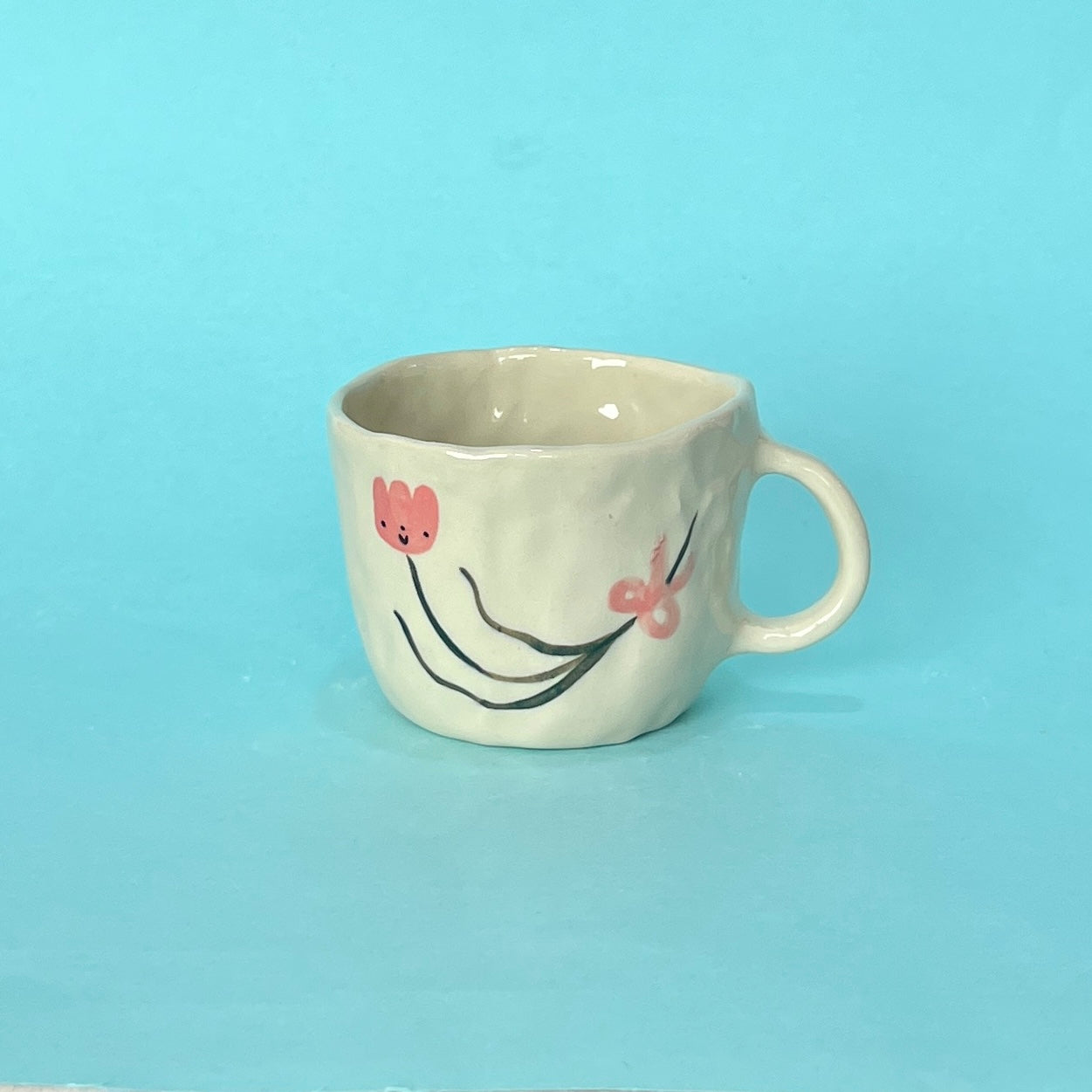 Tulip with Bow Small Mug