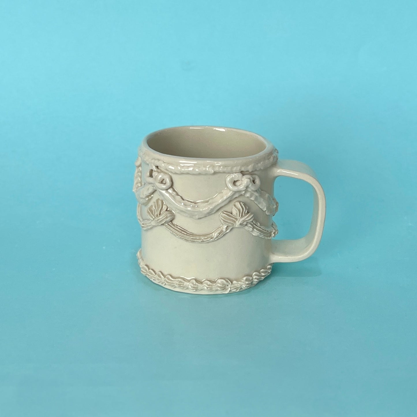 White Icing Mug
