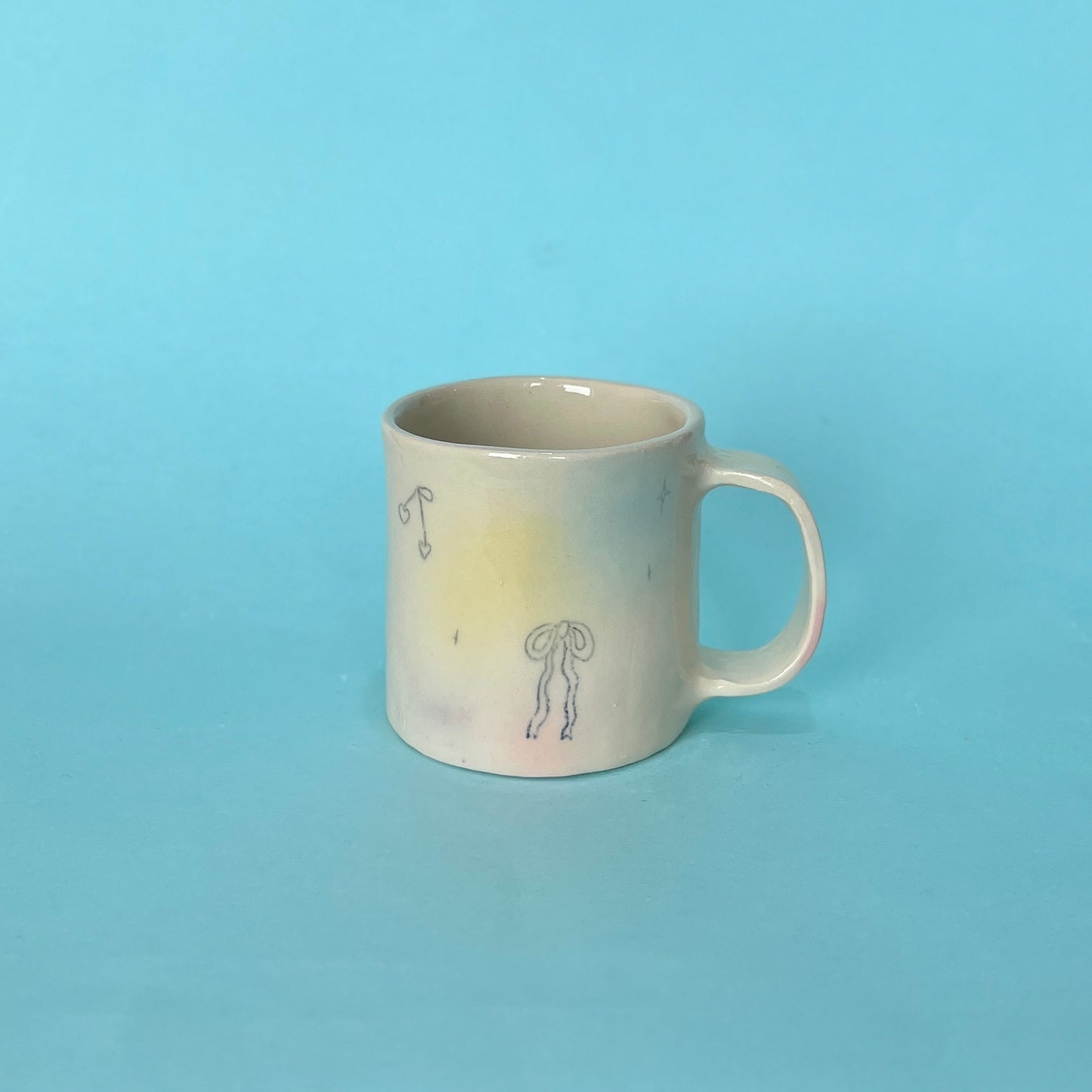 "lovely" Bubblegum Mug