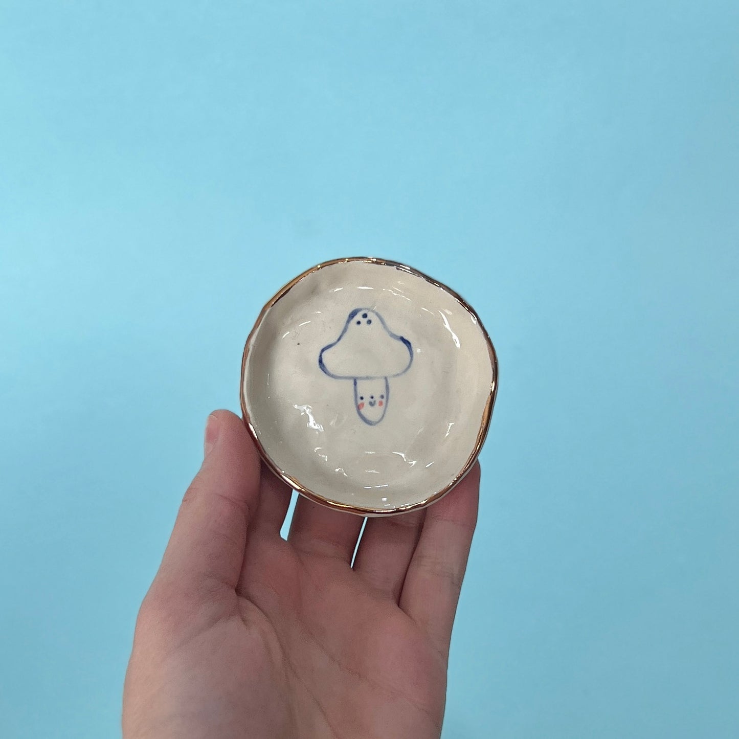 Mushy with Blush Trinket Dish