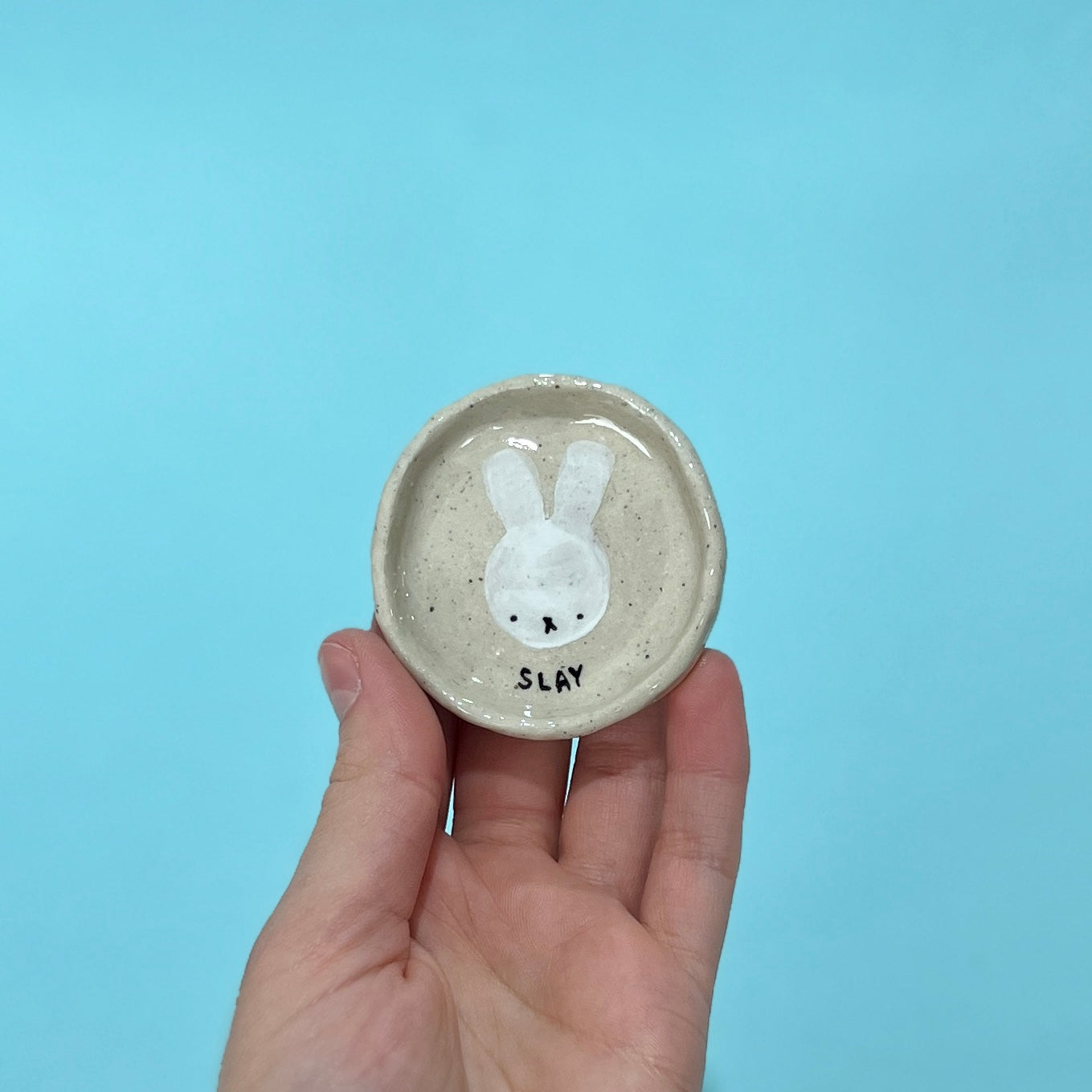 "Slay" Bunny Trinket Dish