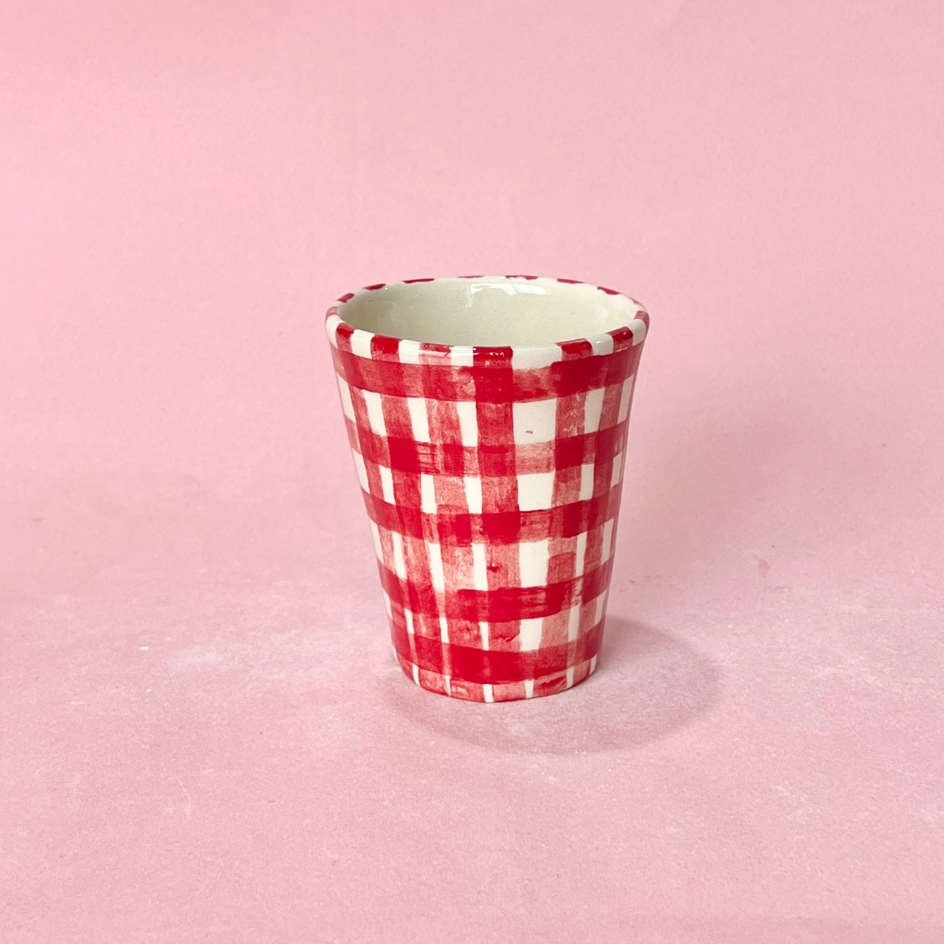 Red Gingham Matcha Set