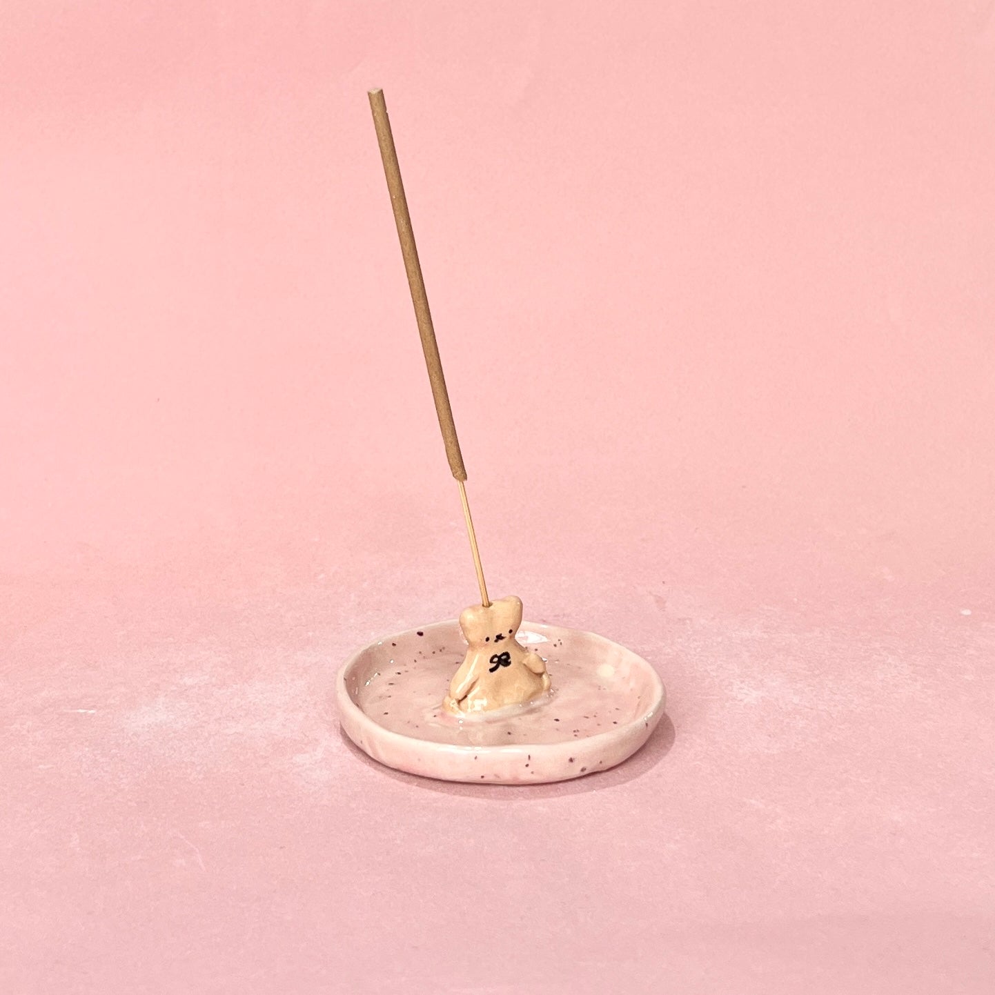Bear Round Incense Holder
