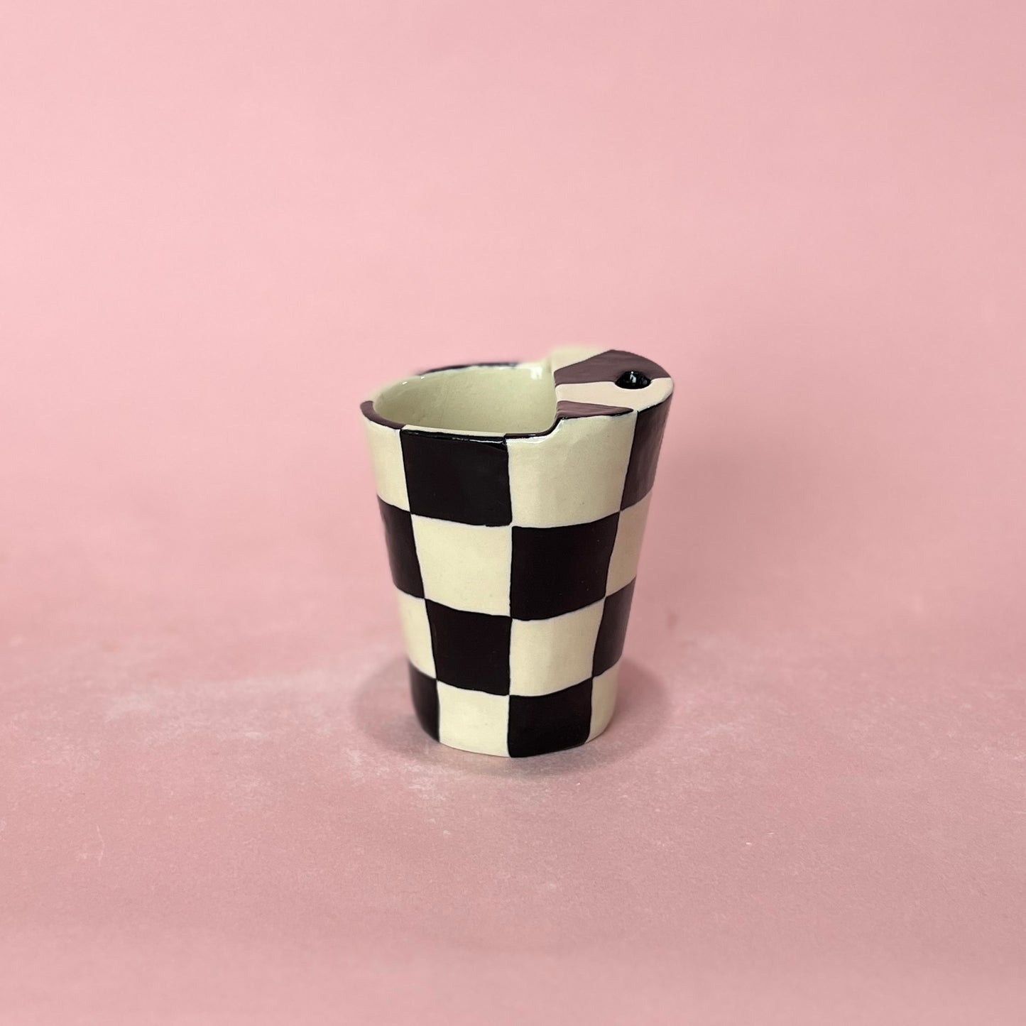 Checkerboard Travel Mug