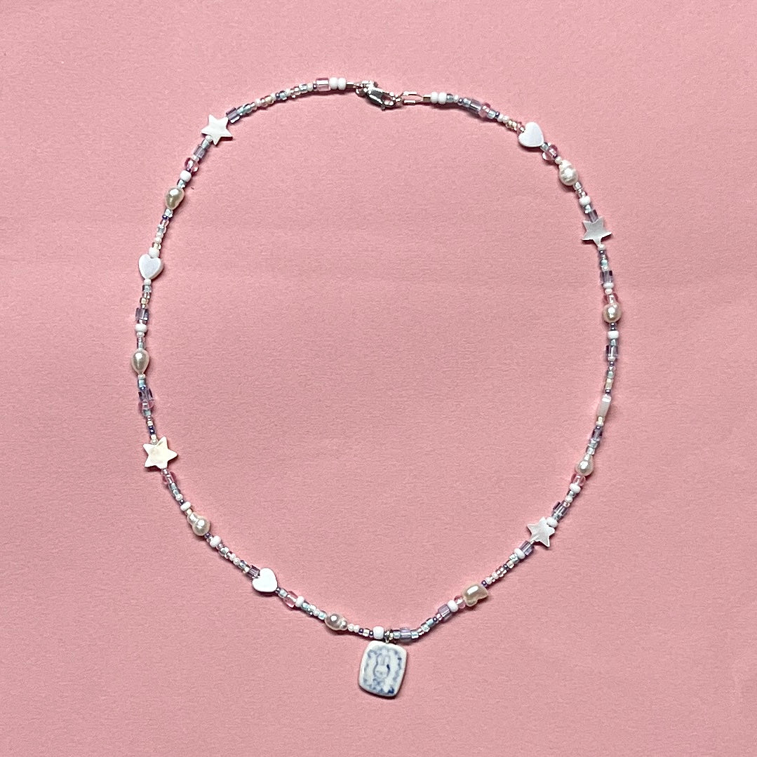 "Love you" Bunny Necklace