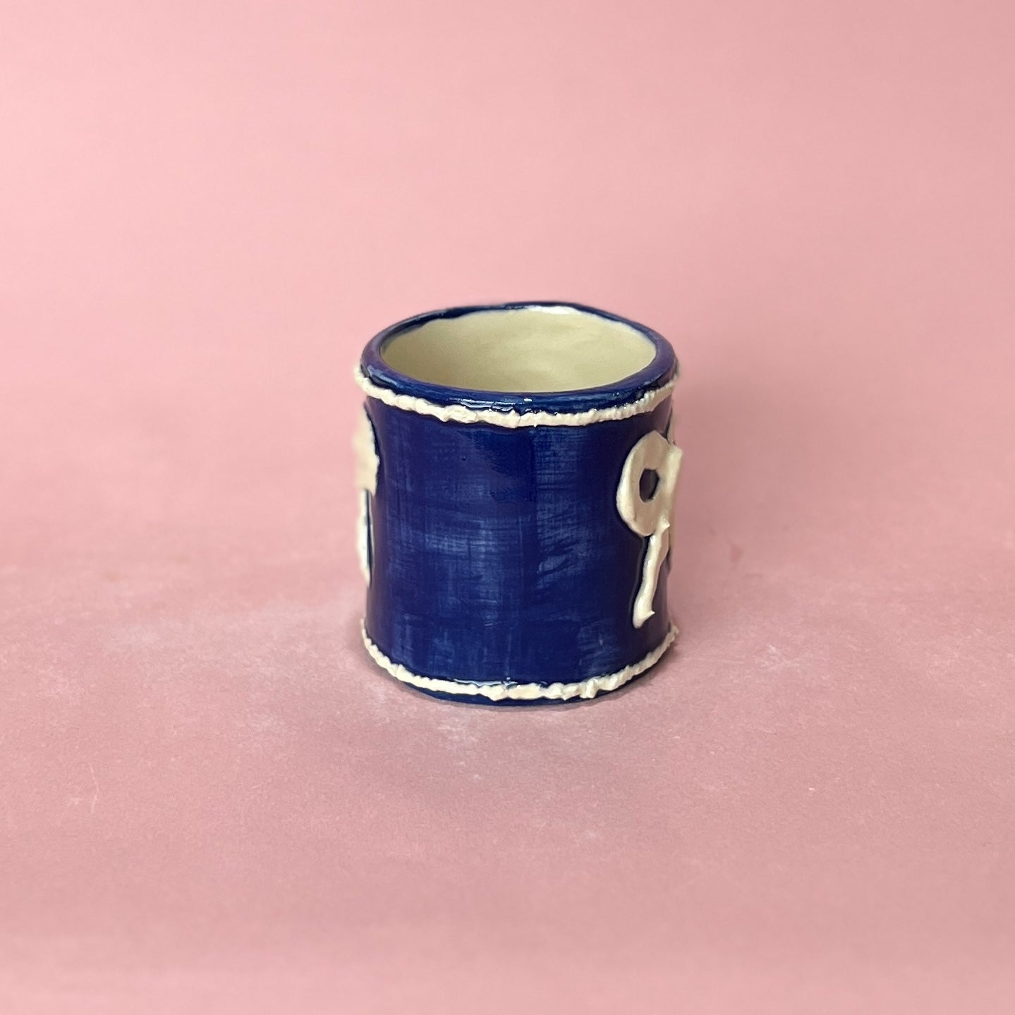 Navy Short Royal Icing Mug