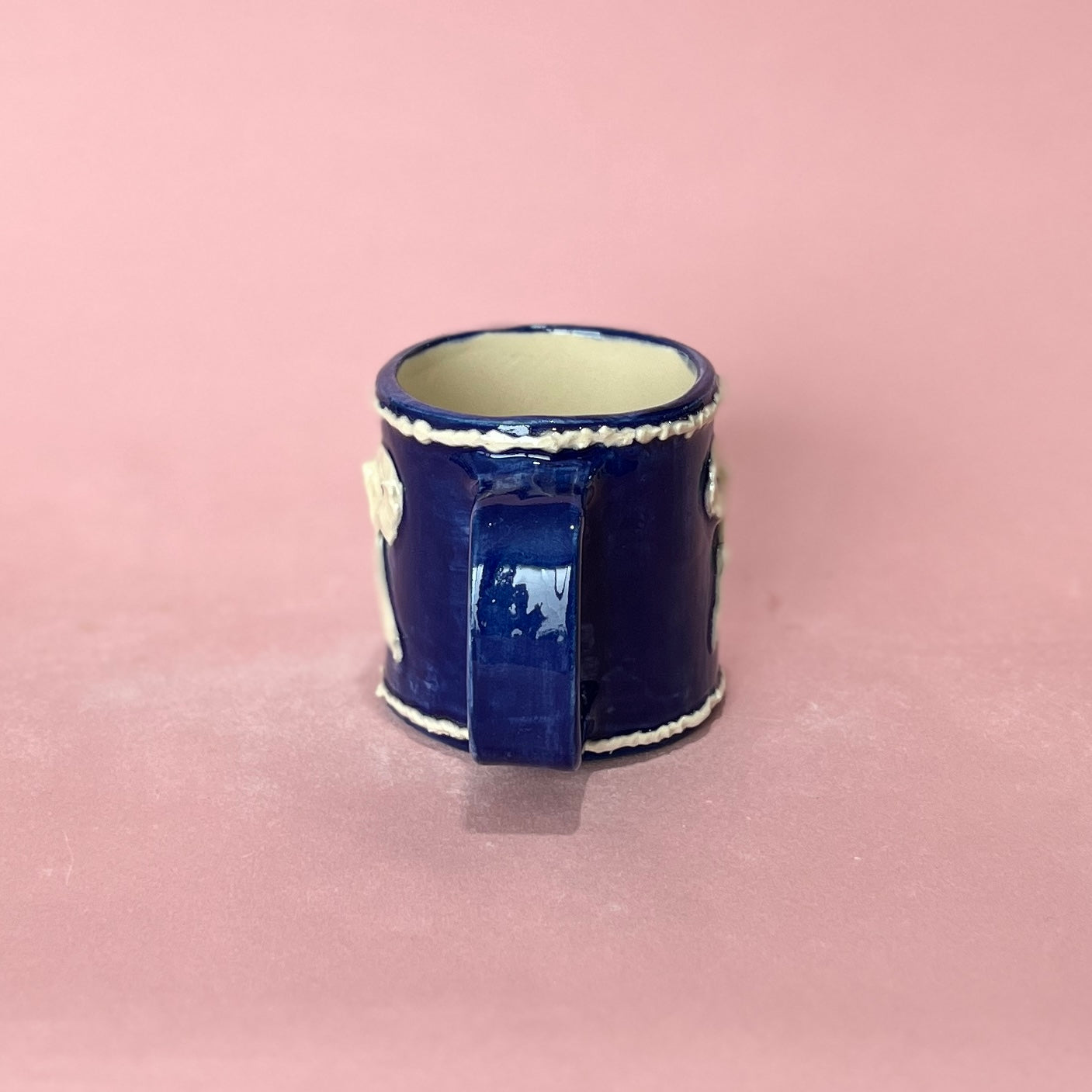 Navy Short Royal Icing Mug