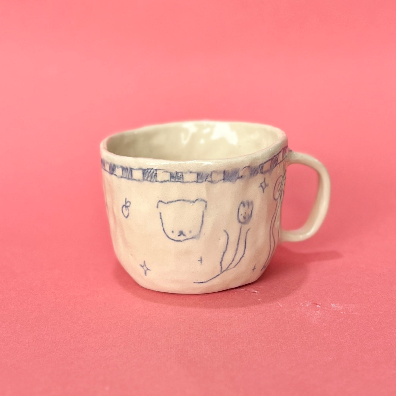 Scribble mug (SECONDS - food safe)