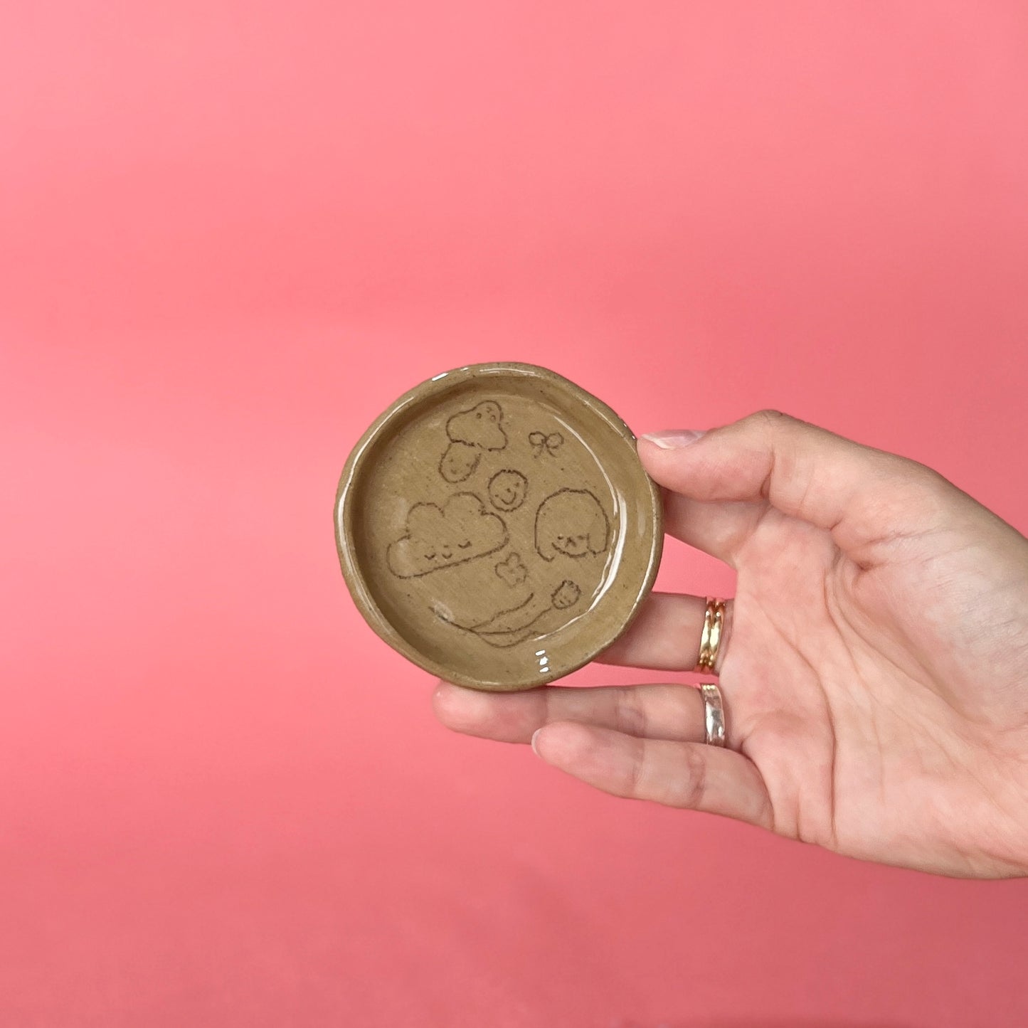 Scribble Trinket Dish (SAMPLES)