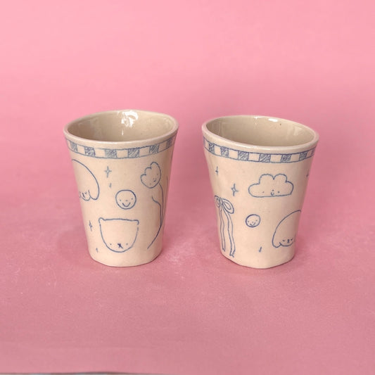 Scribble Latte Cups