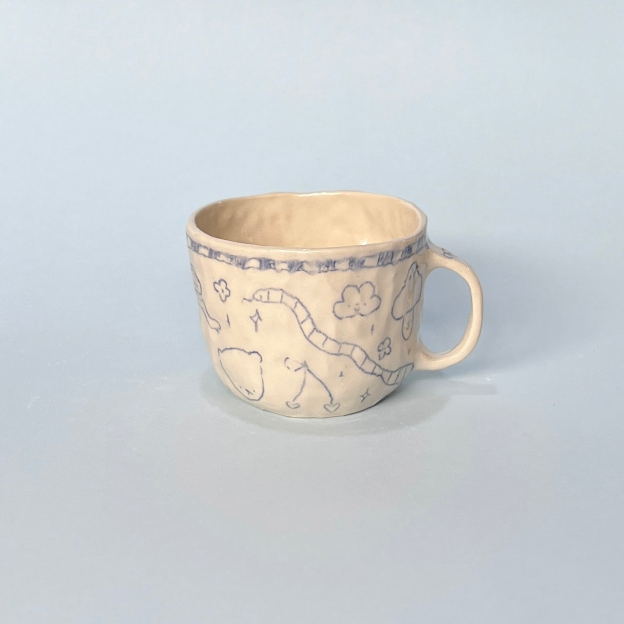 Checkerboard Scribble Mug