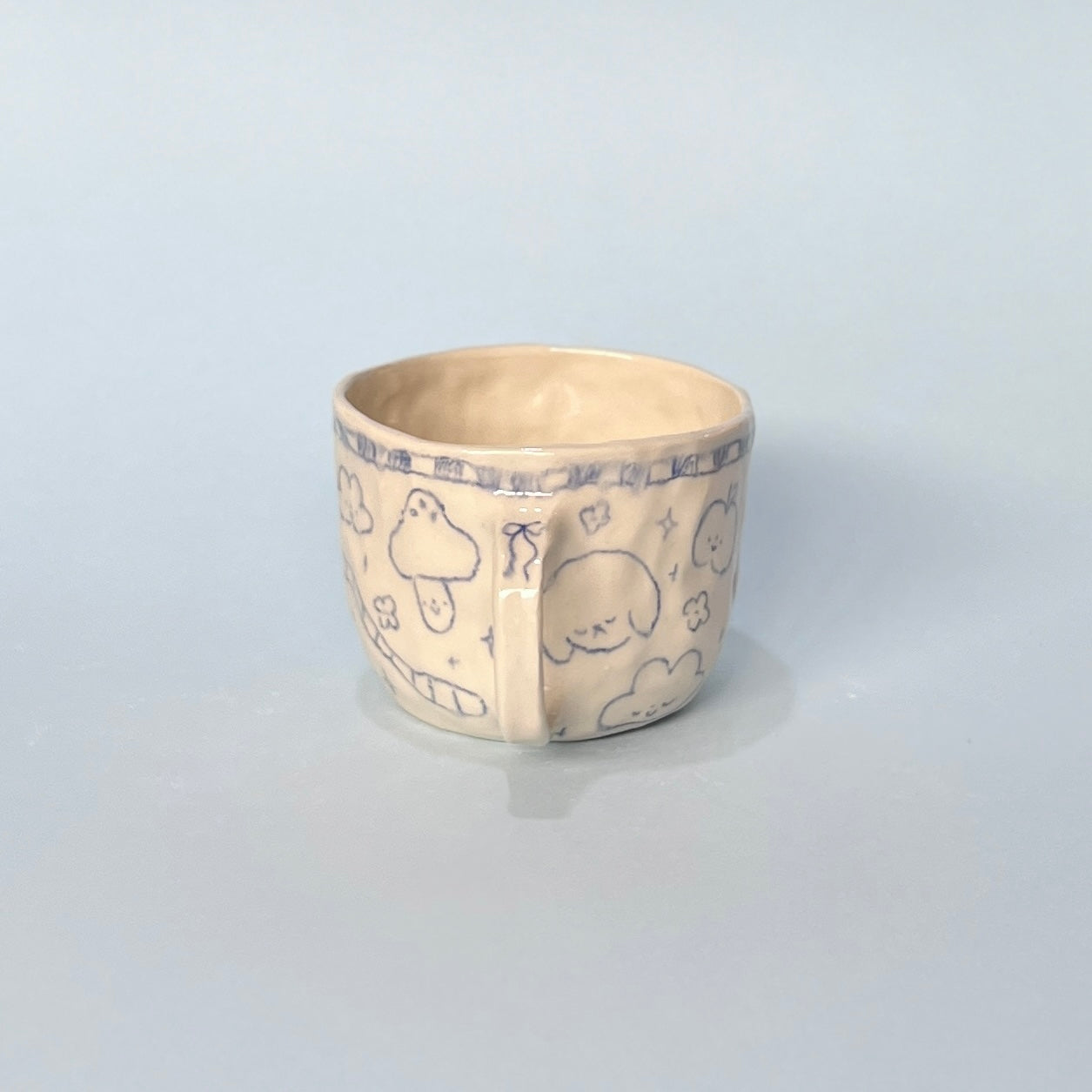 Checkerboard Scribble Mug